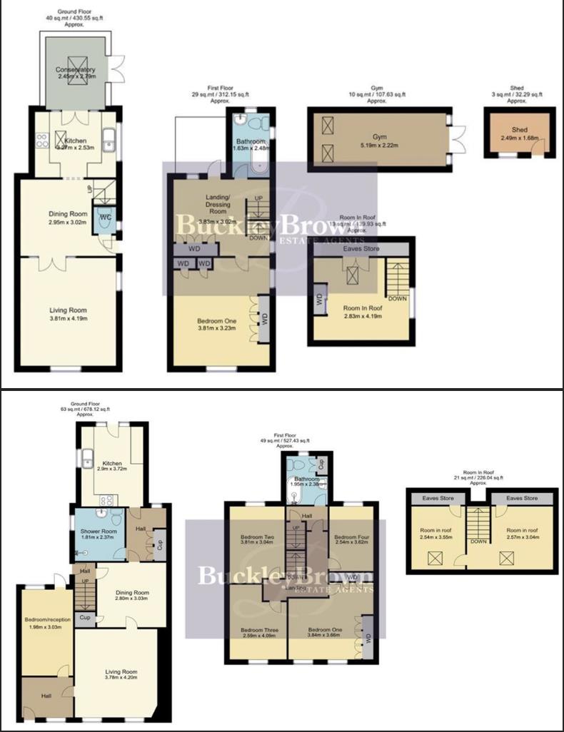 3 & 5, Mansfield Road, Nottingham floorplan