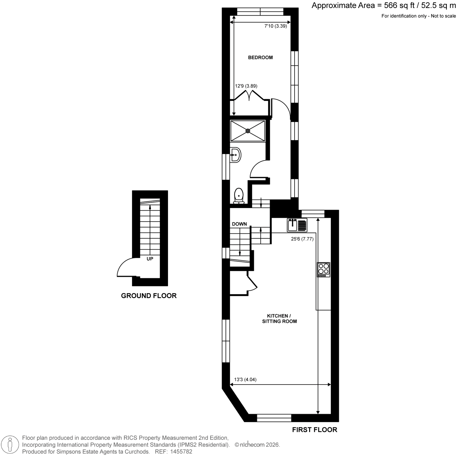 Flat 2, 35, Walpole Road, Teddington floorplan