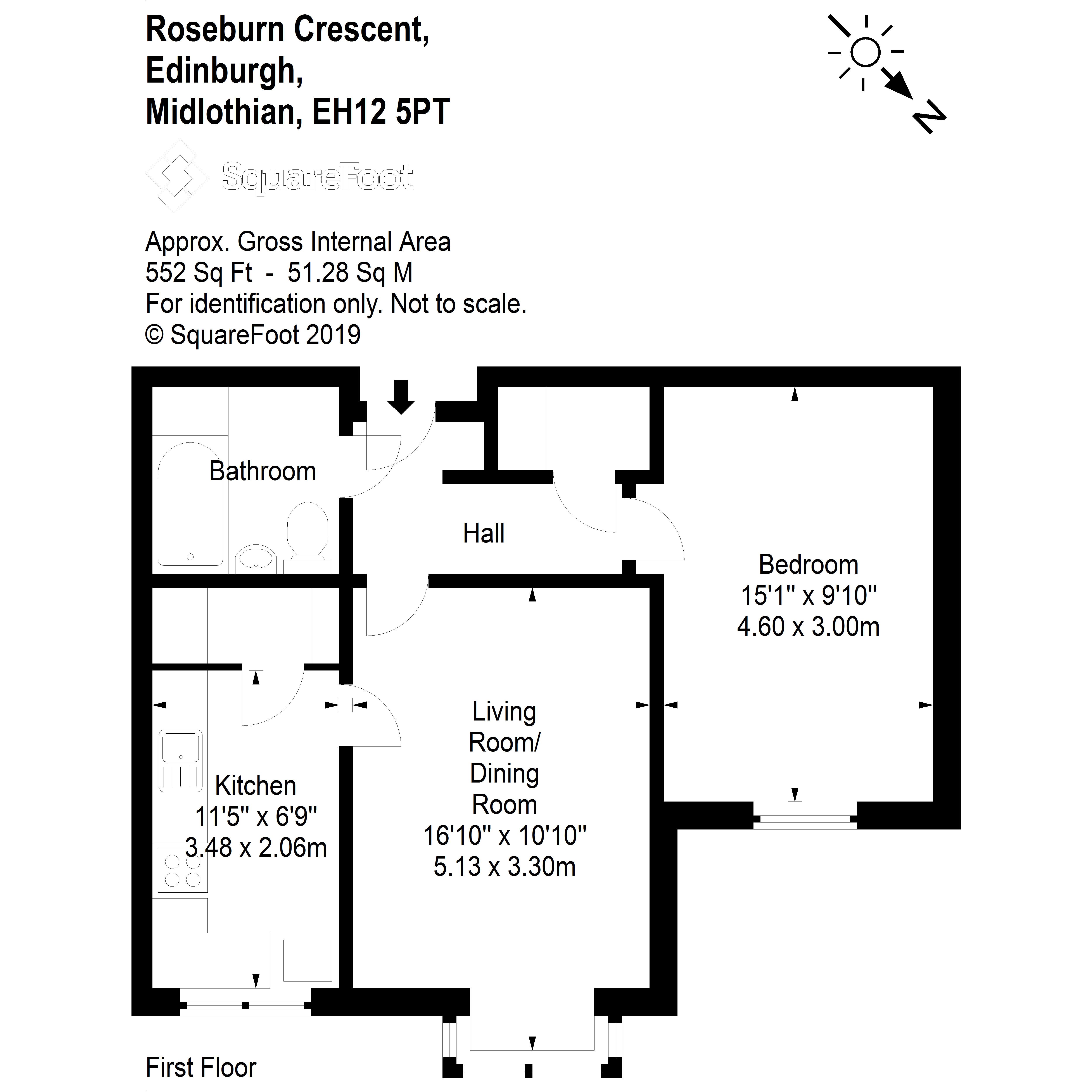 1 Bedrooms  for sale in 33 Roseburn Court, 40 Roseburn Crescent, Edinburgh EH12
