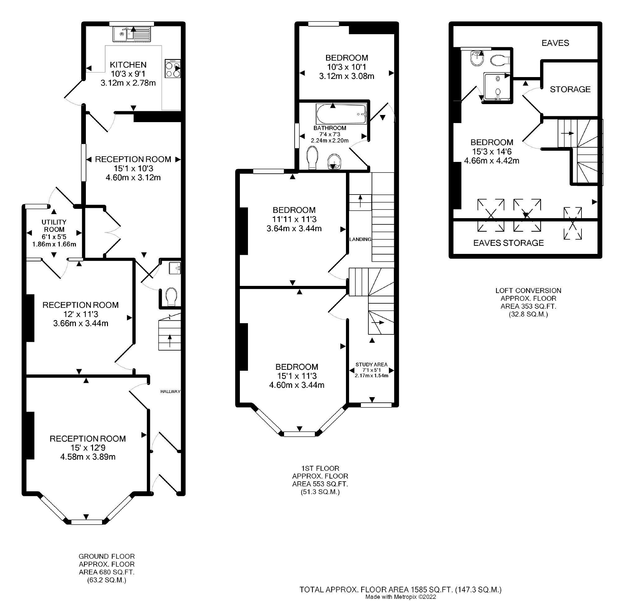 Cornwall Road, West Bristol BS7, 4 bedroom property for