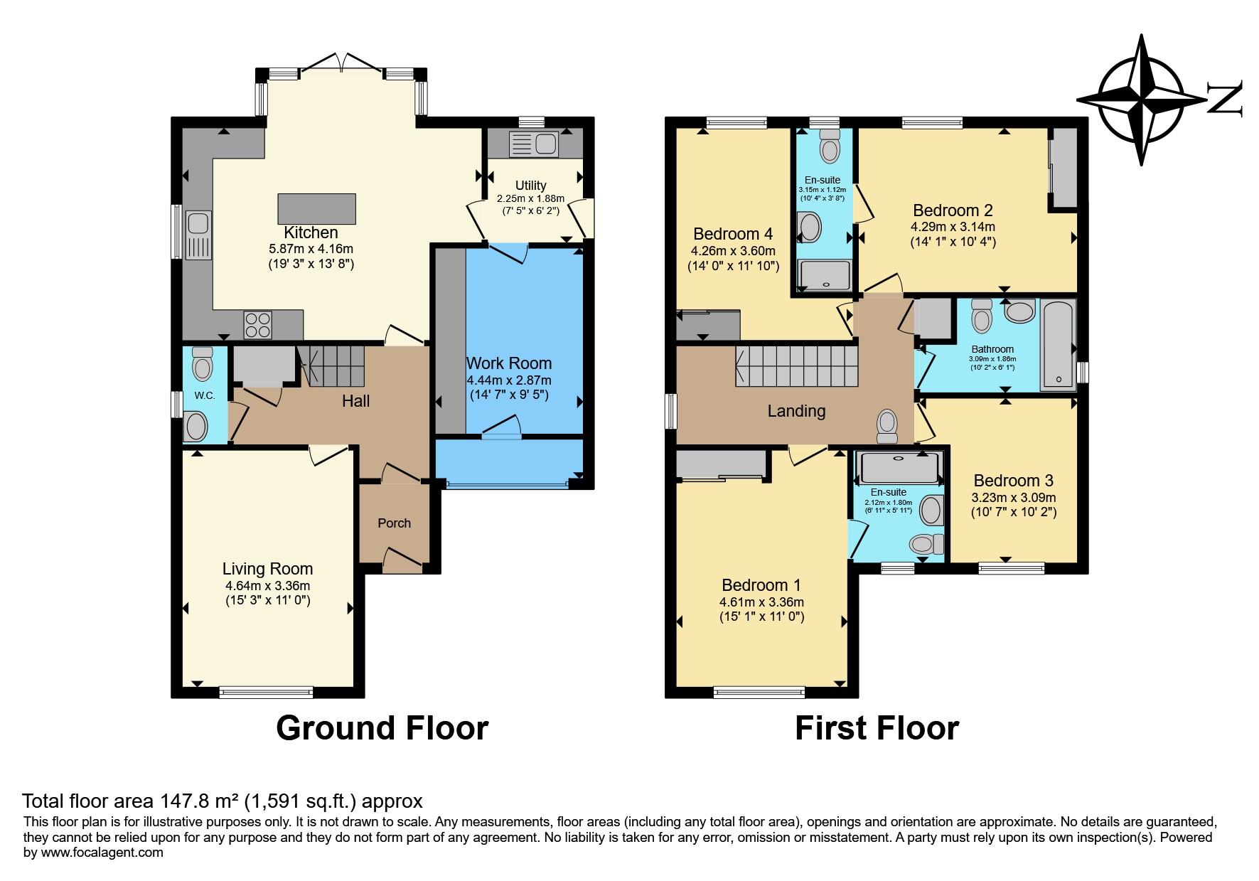 8, Blanchard Close, Beeford, Driffield floorplan