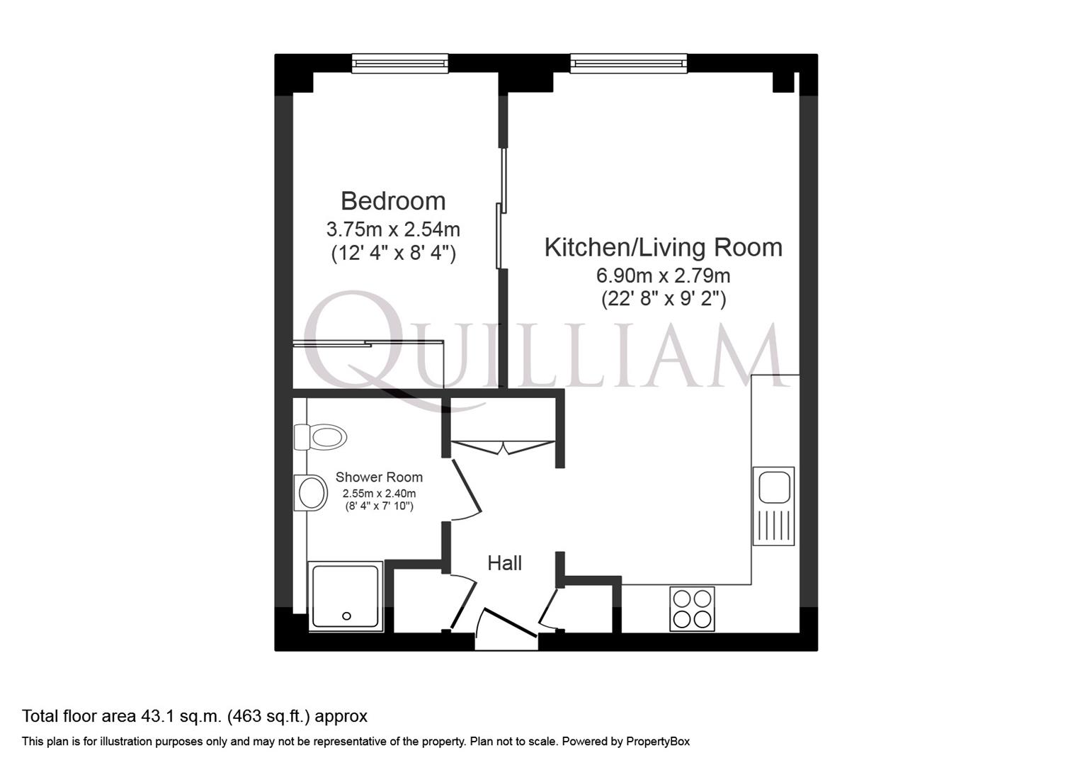 Market Building, Brentford floorplan