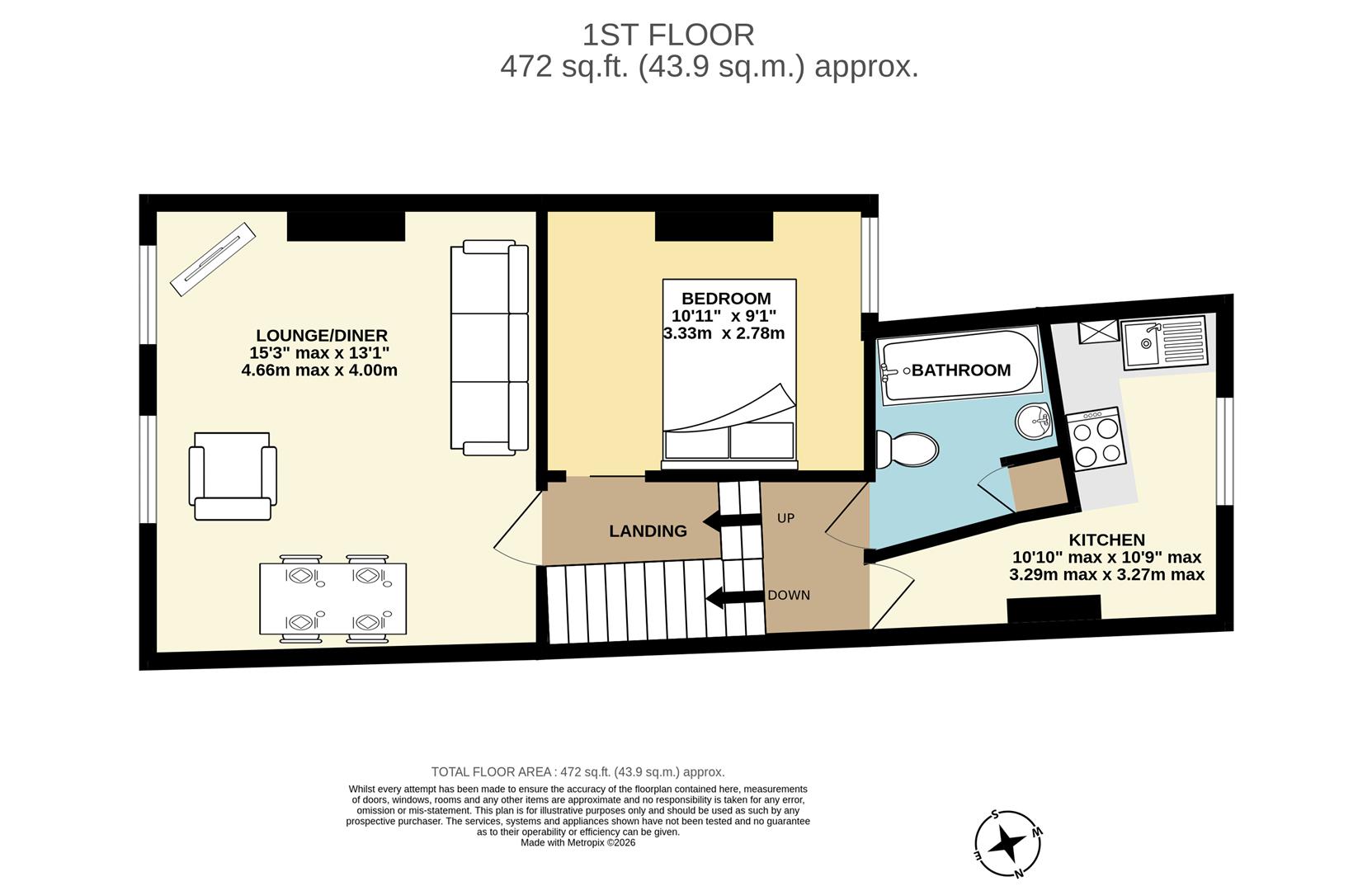 Crescent Road, Bognor Regis floorplan