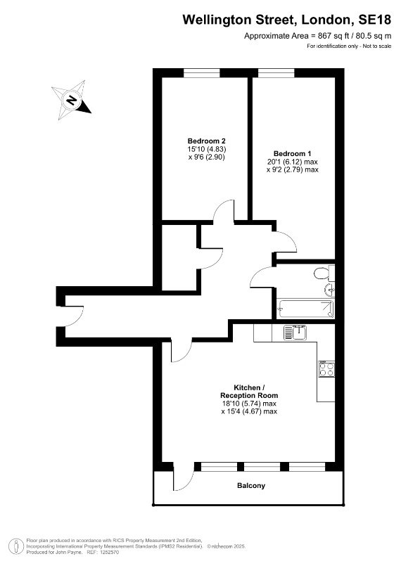 Wellington Street, Woolwich floorplan