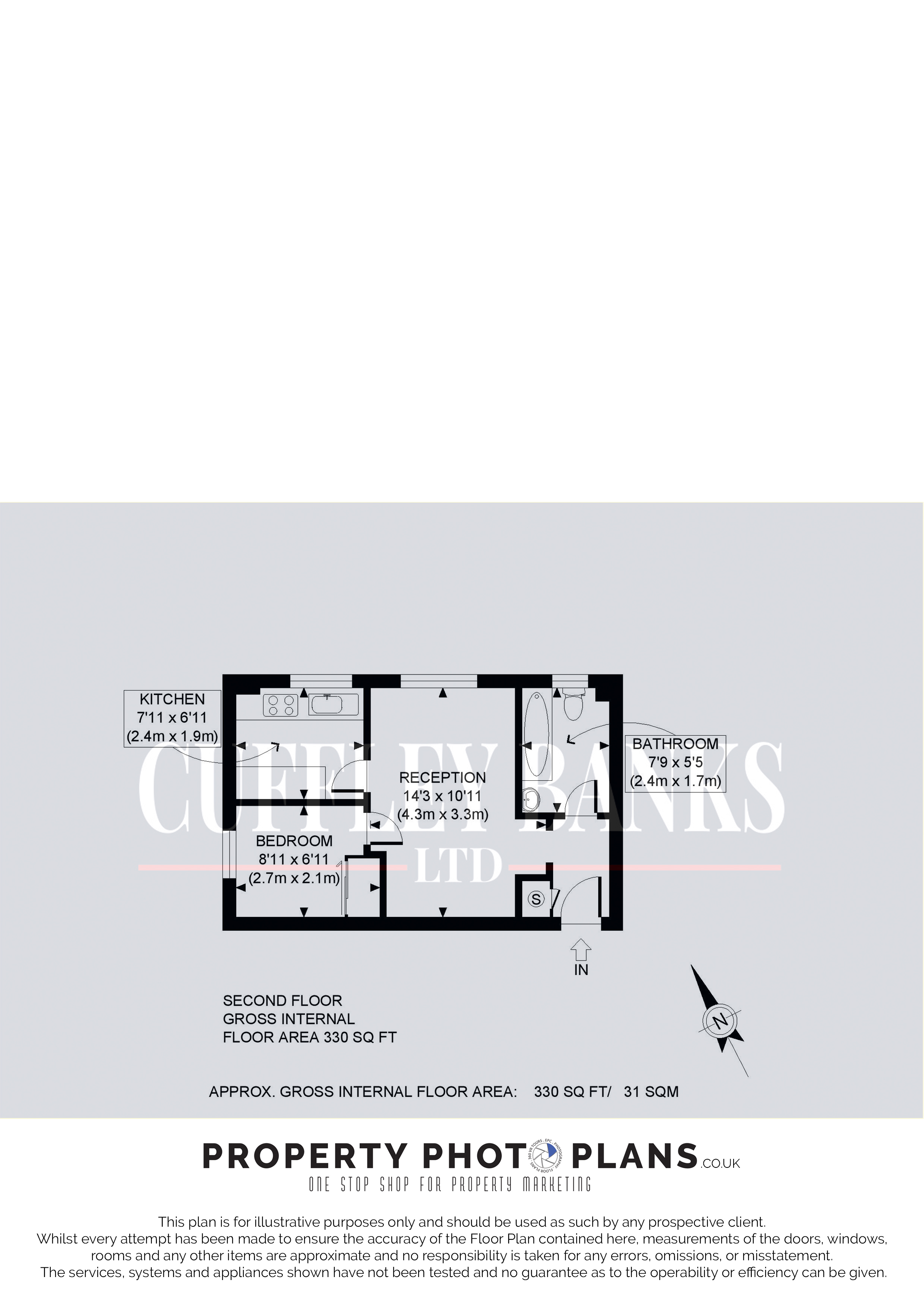 73, Brindley Close, Middlesex floorplan
