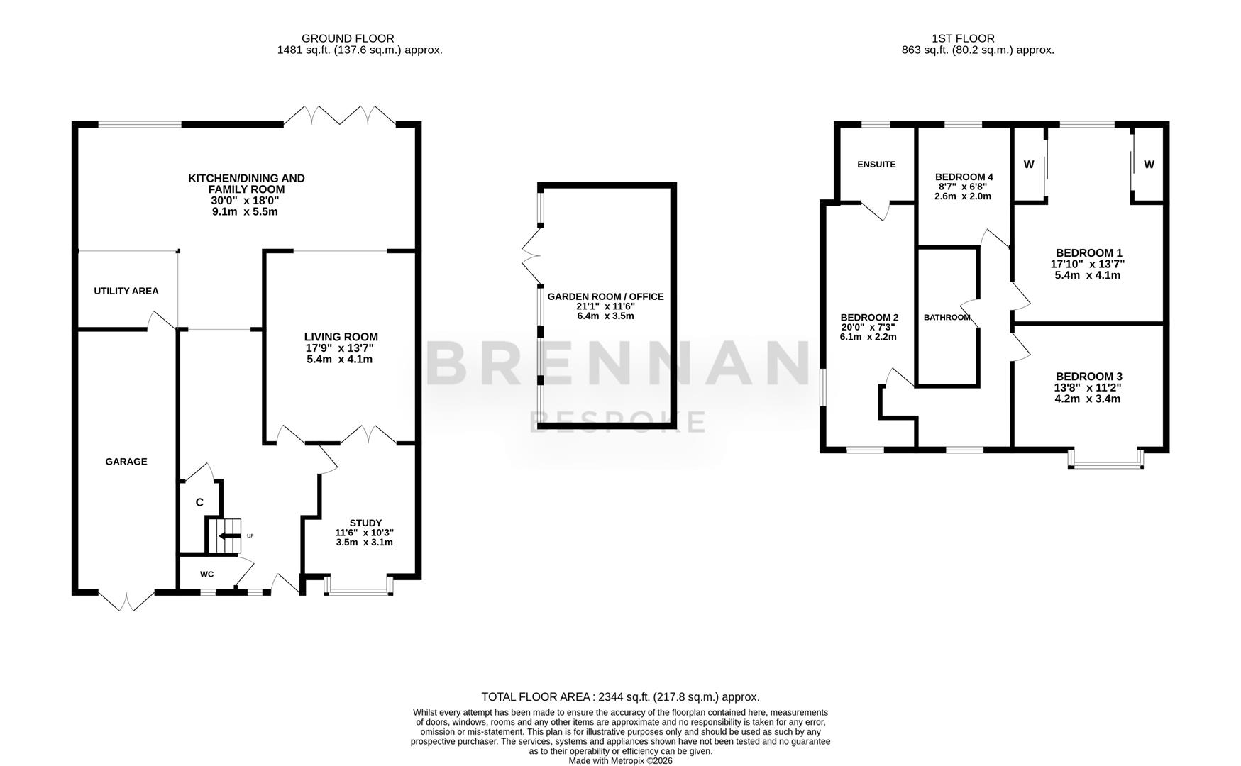 3, Pytchley Road, Kettering floorplan