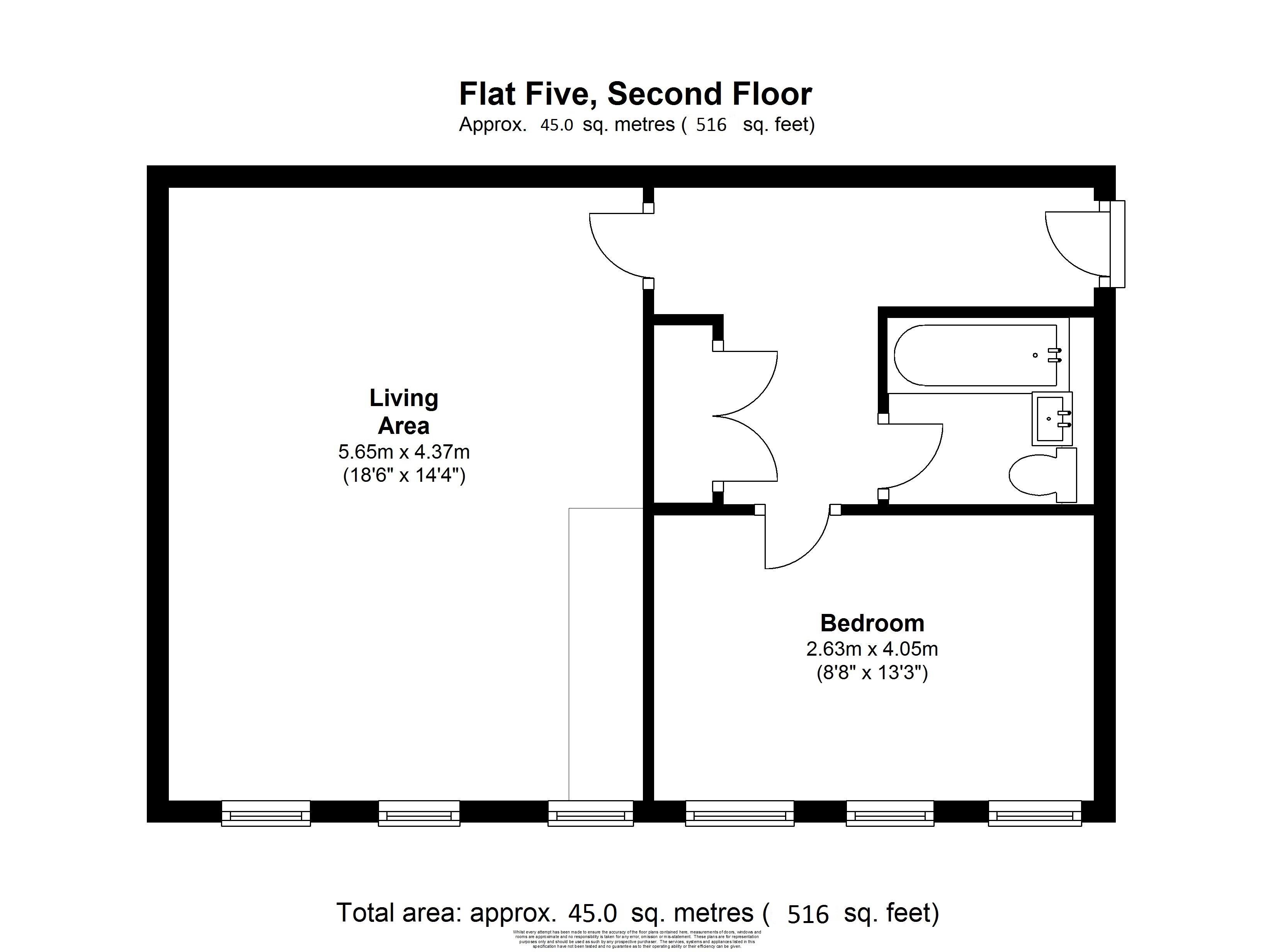 1 Bedrooms Flat to rent in Chertsey Road, Woking GU21