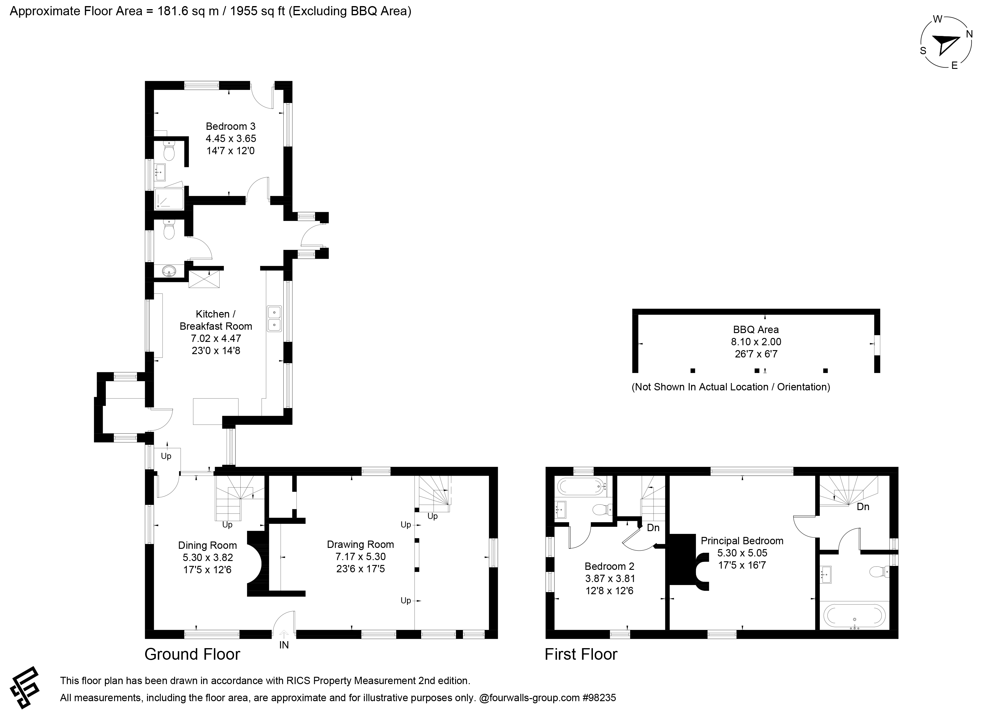 Hunters Cottage,, Houghton, Hampshire floorplan