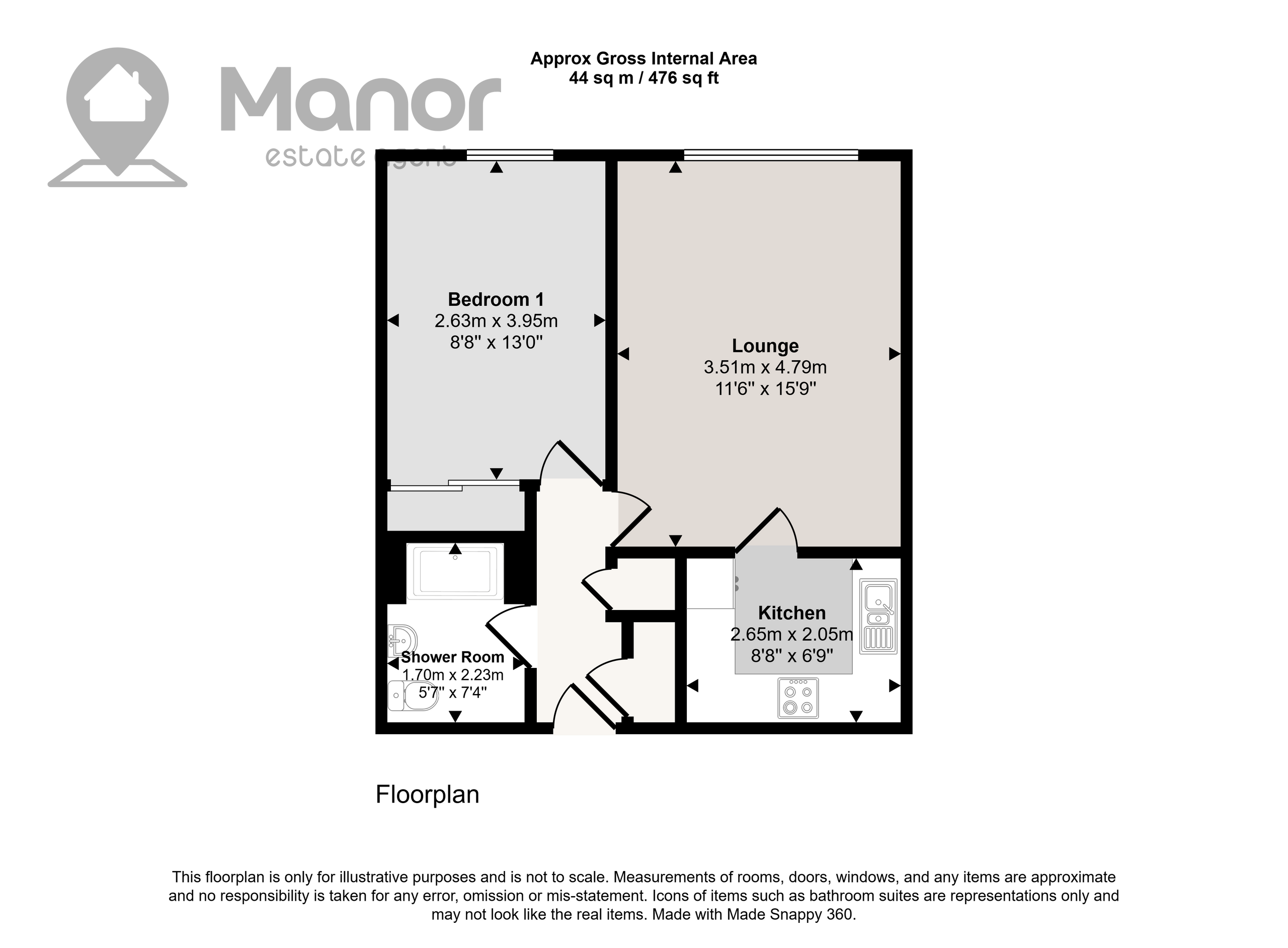 Flat 5, Barking floorplan