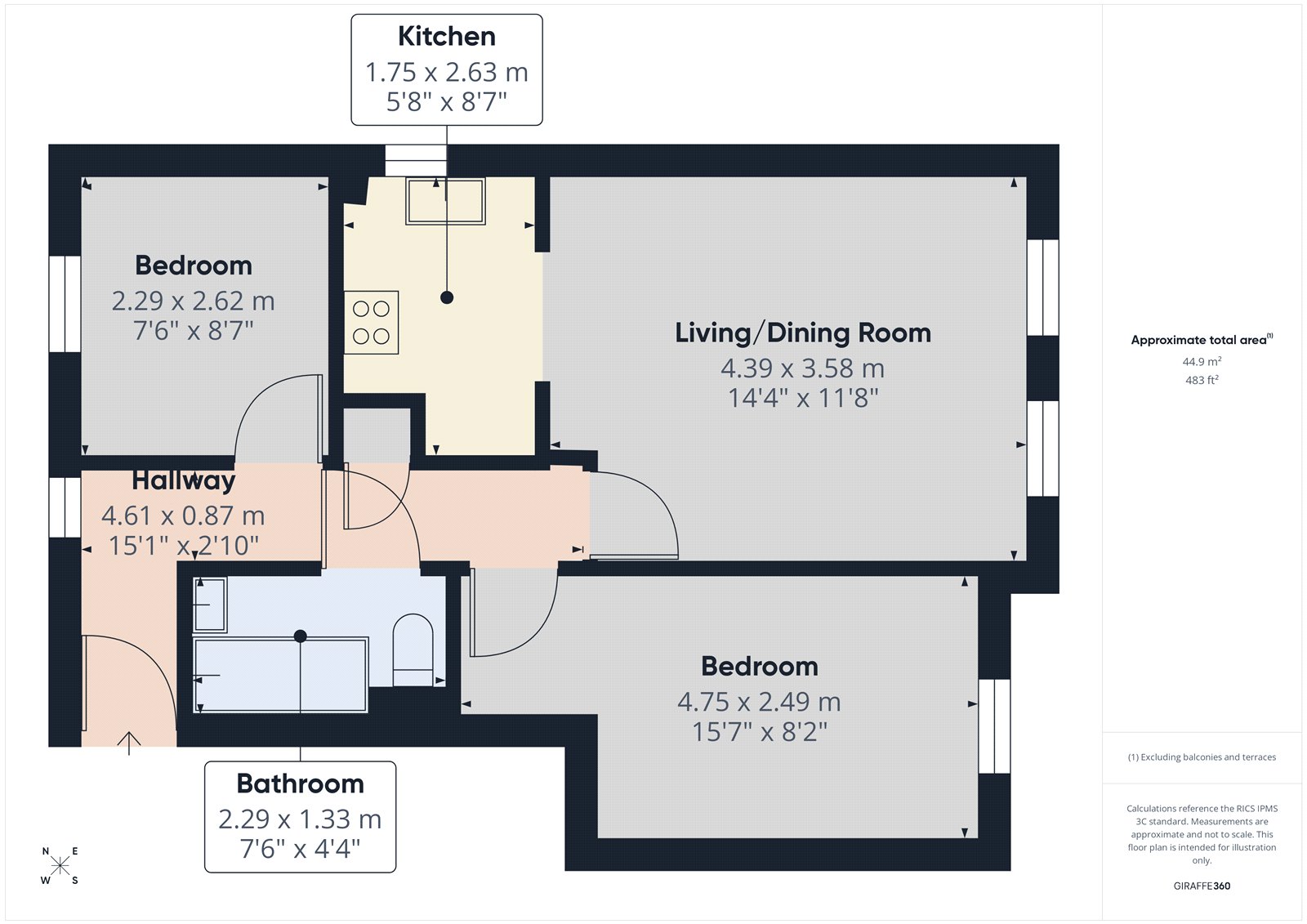 5 Dorset House, 100, Church Street, Somerset floorplan