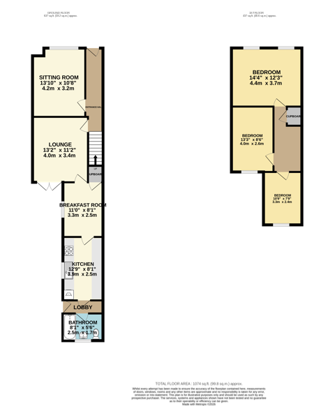 Bowyer Road, West Midlands floorplan