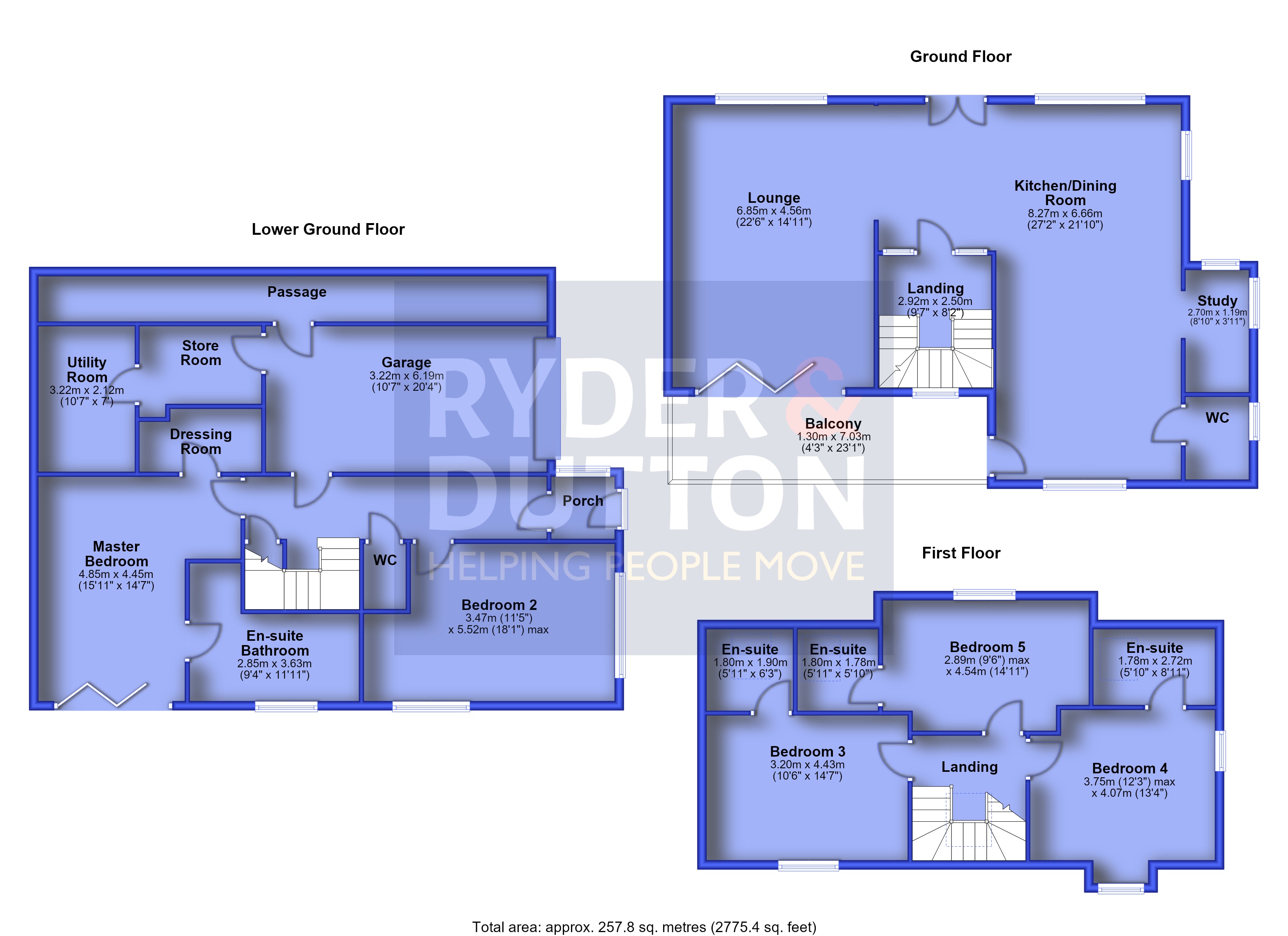 High View, 51, Binns Lane, West Yorkshire floorplan