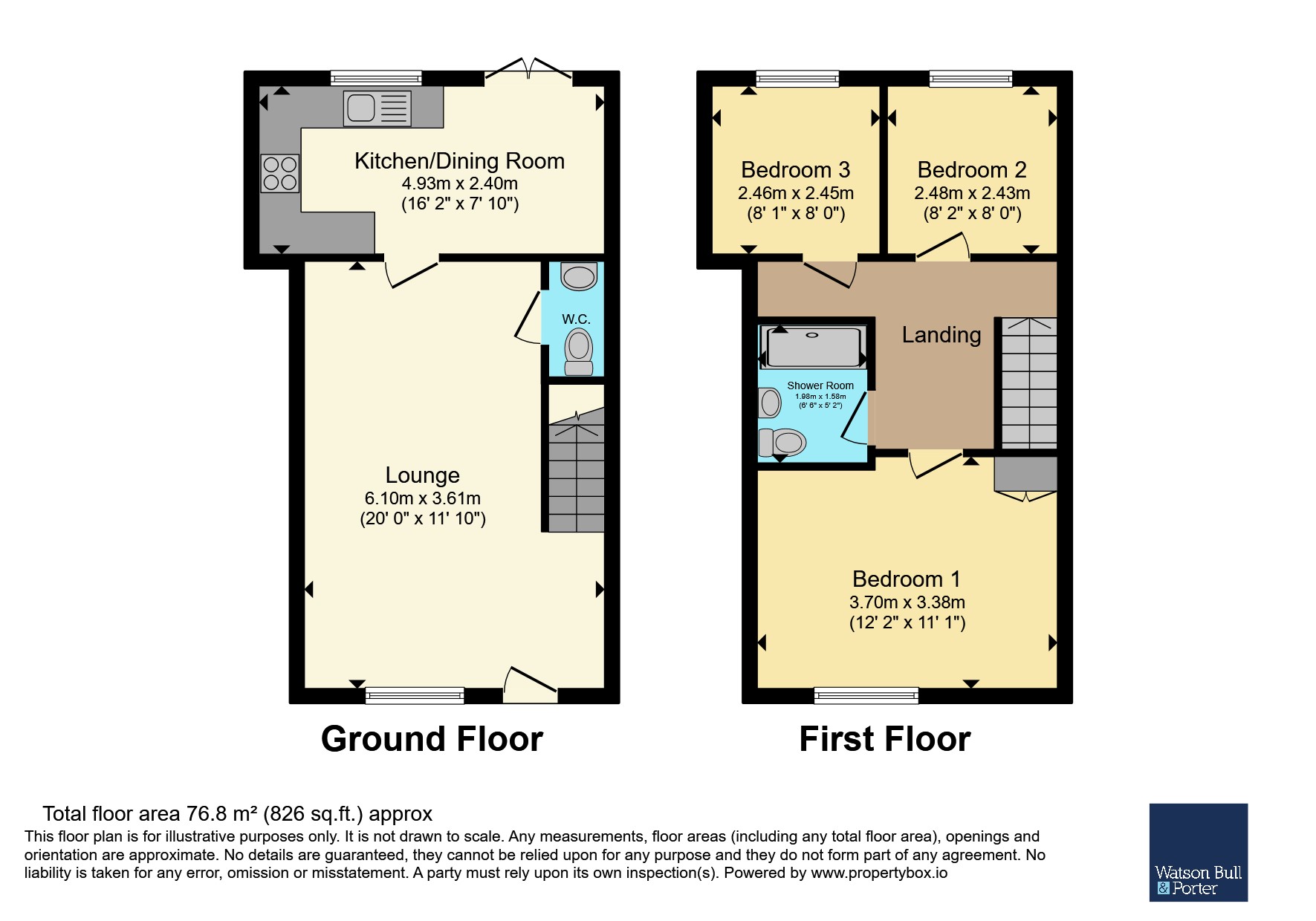 3A, Fitzroy Street, Isle of Wight floorplan