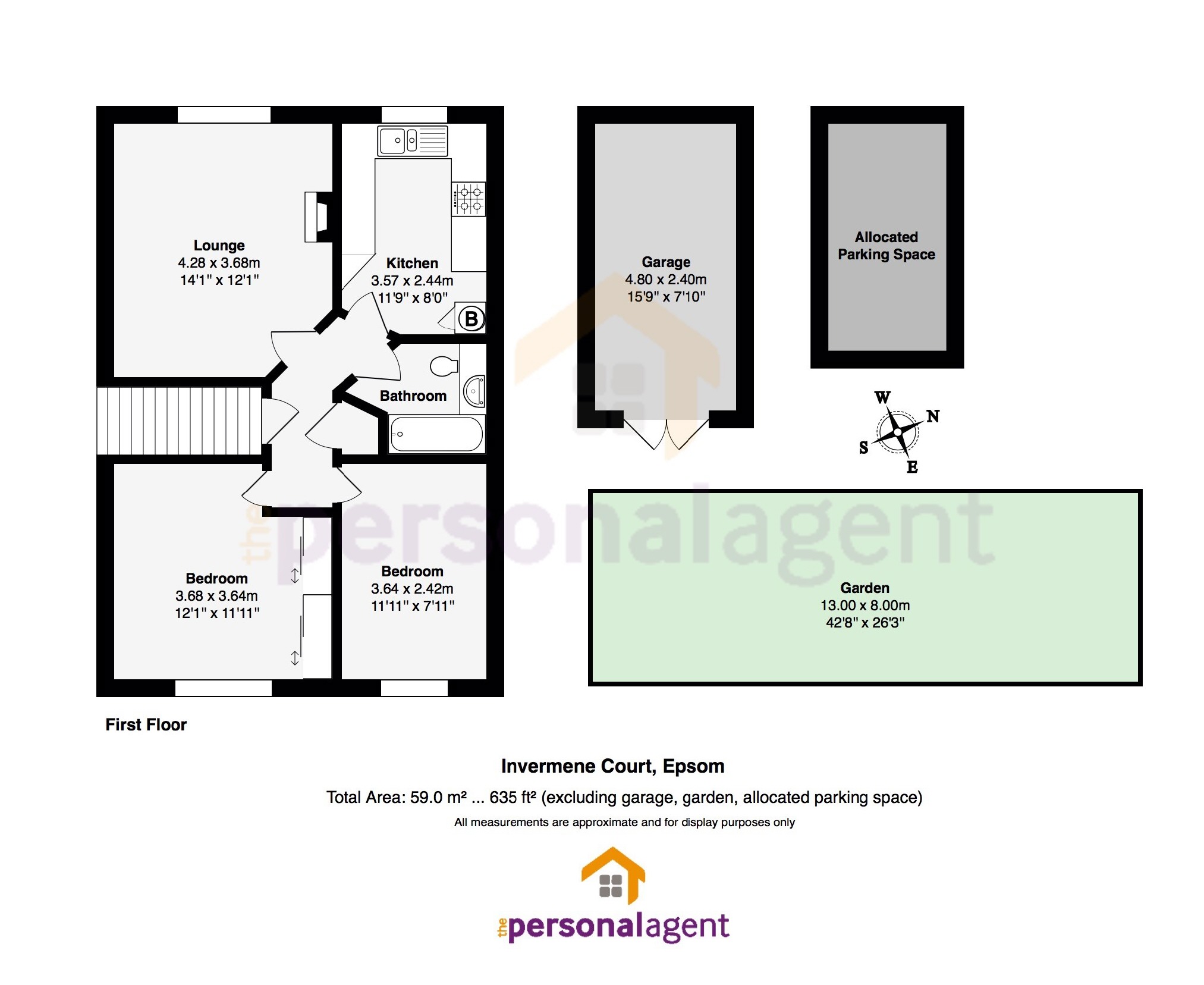 2 Bedrooms Maisonette for sale in Epsom Road, Epsom, Surrey KT17