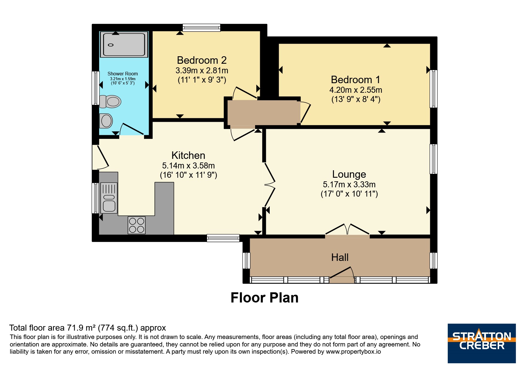 Cathidahn,, Pengelly, Cornwall floorplan