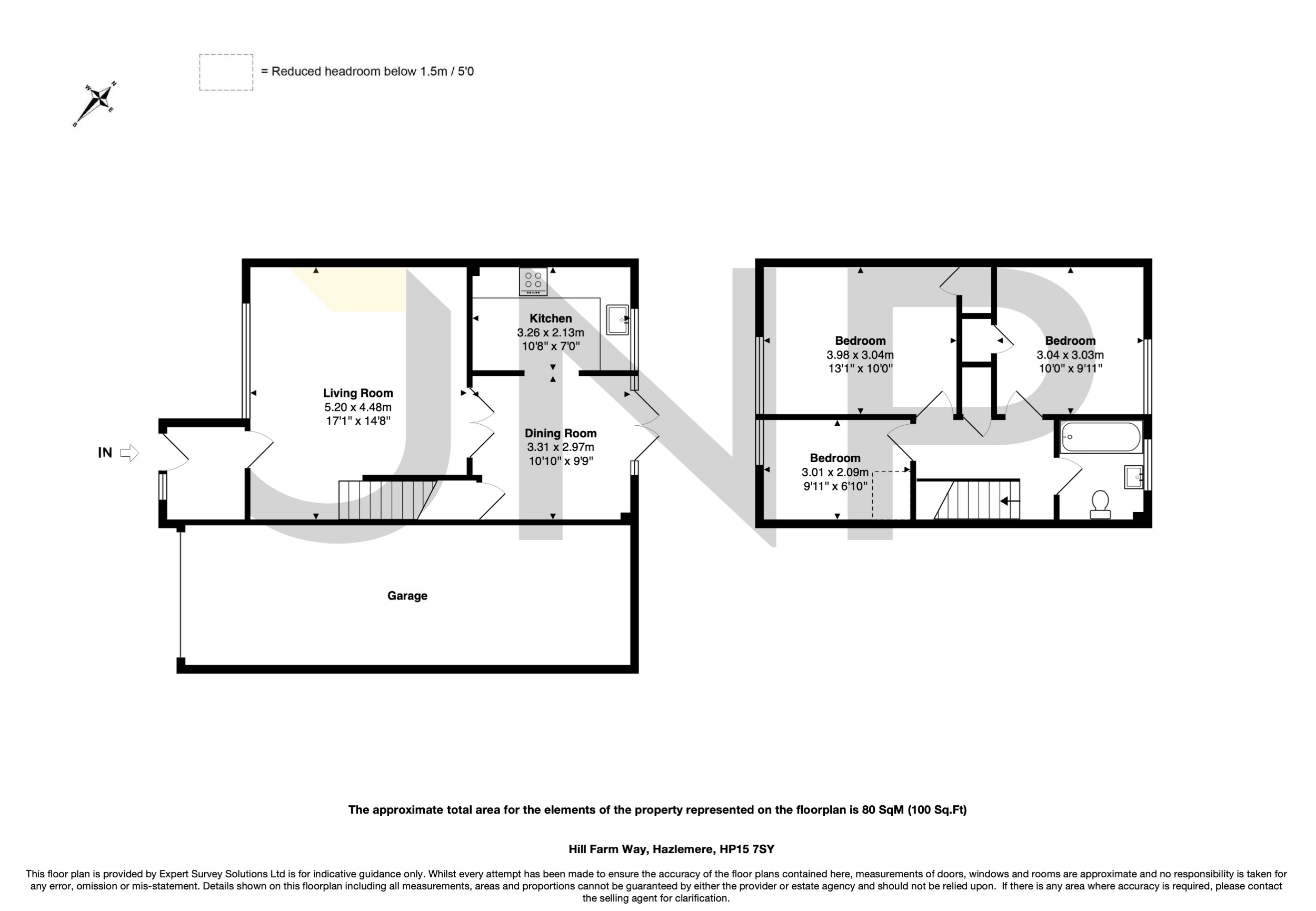 24, Hill Farm Way, High Wycombe floorplan