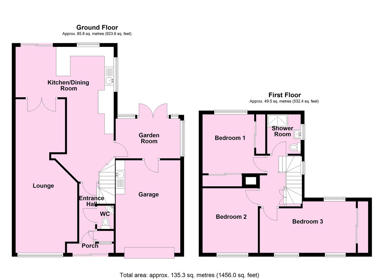 4, Arnold Close, Leicester floorplan
