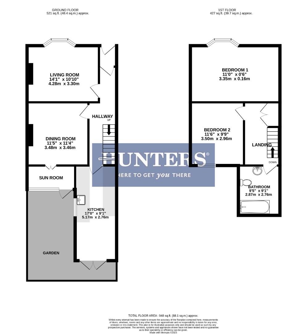 40, Hill Avenue, Bristol floorplan