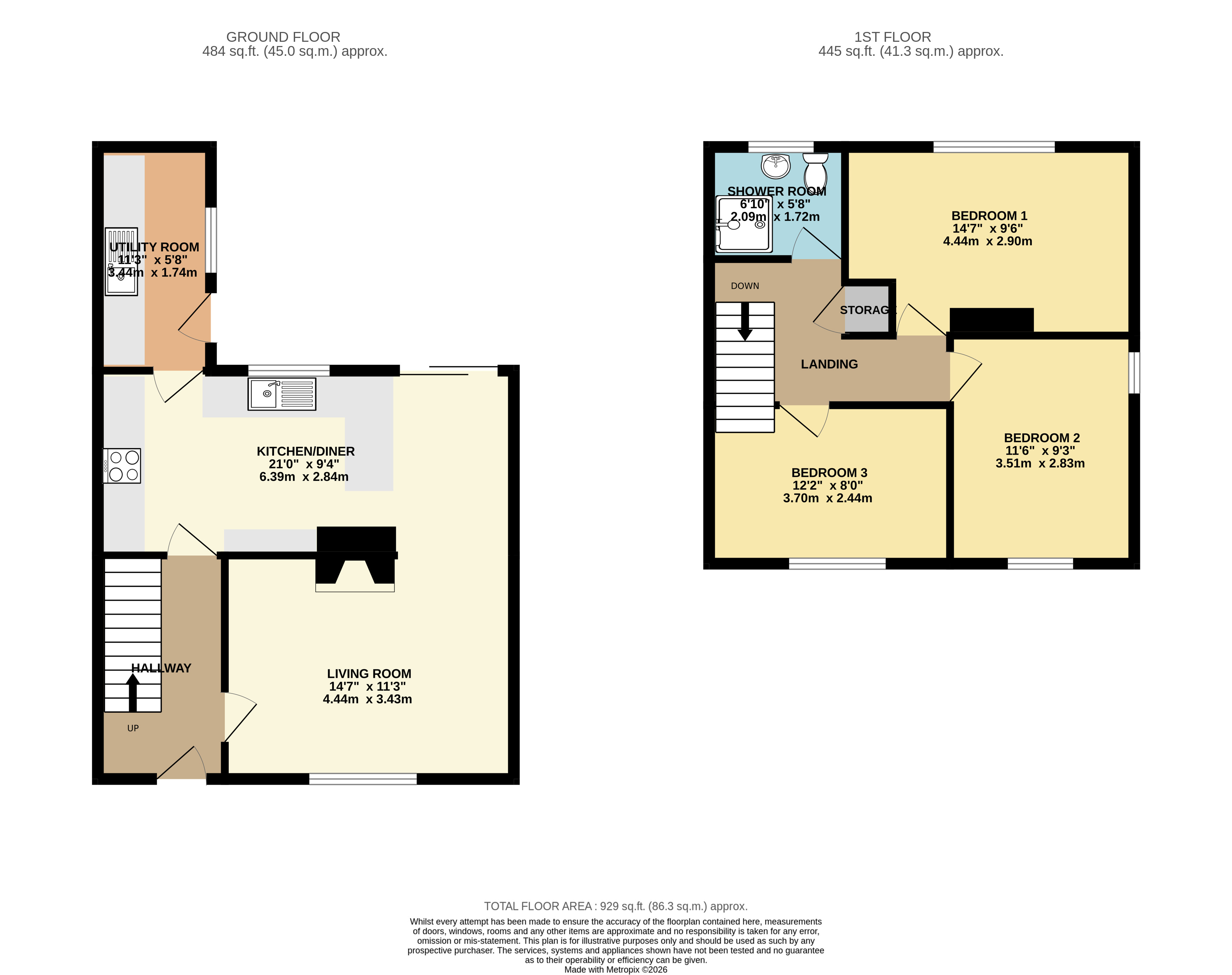 6, Priory Avenue, Haverfordwest floorplan