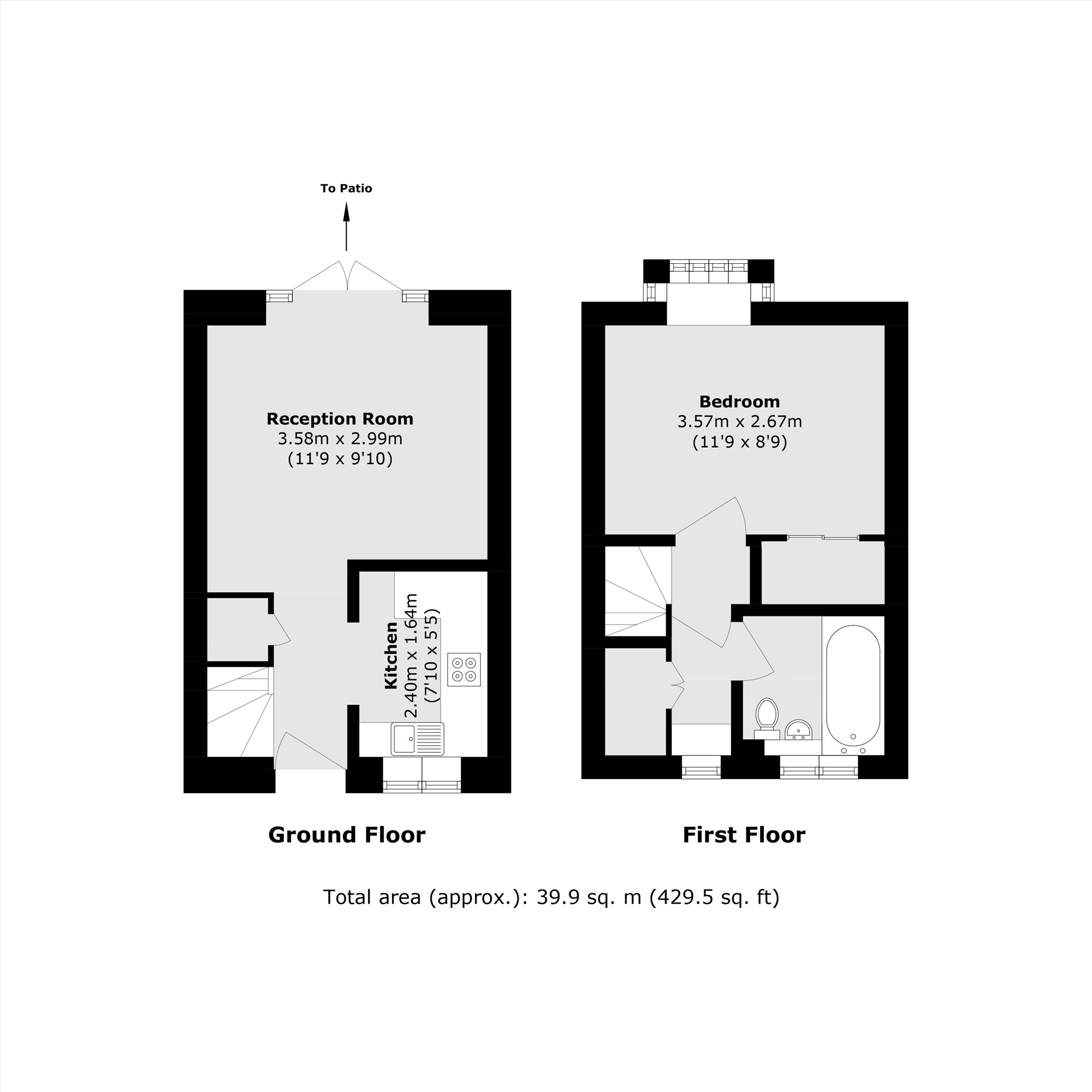 8 Bruce Hall Mews, Brudenell Road, London floorplan