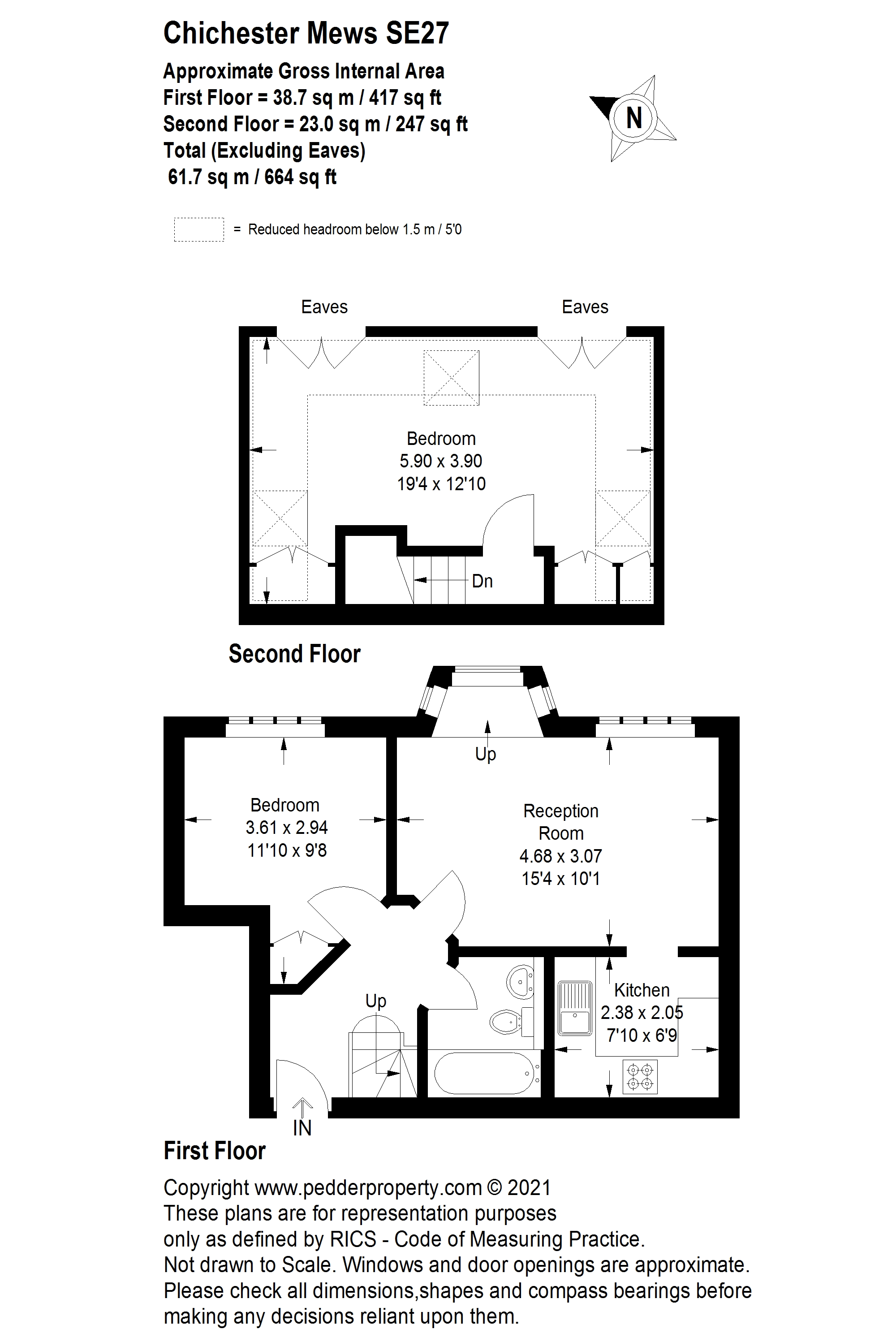 Chichester Mews, Uffington Road, West Norwood, London SE27, 2 bedroom