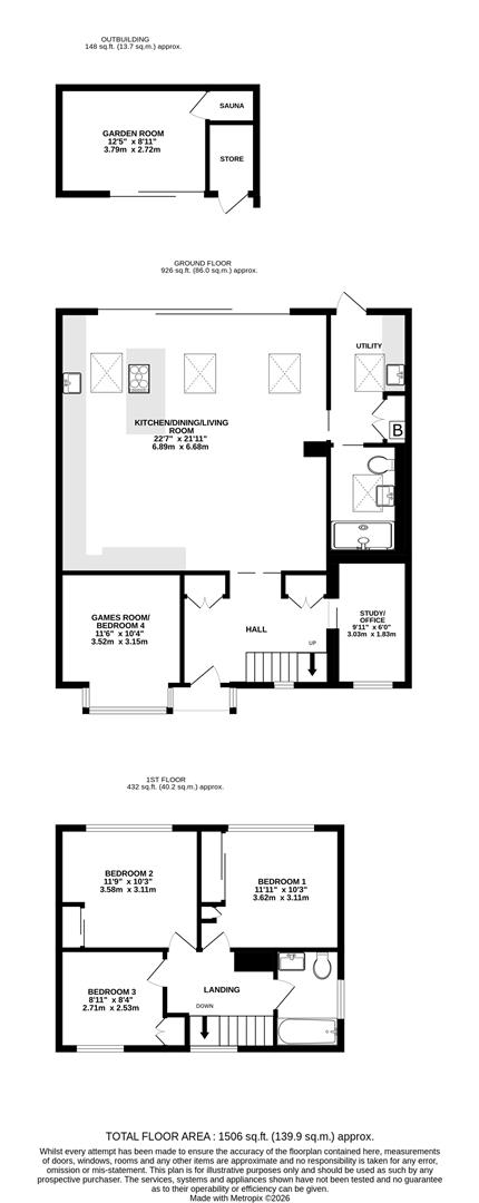 2, Briar Way, West Drayton floorplan