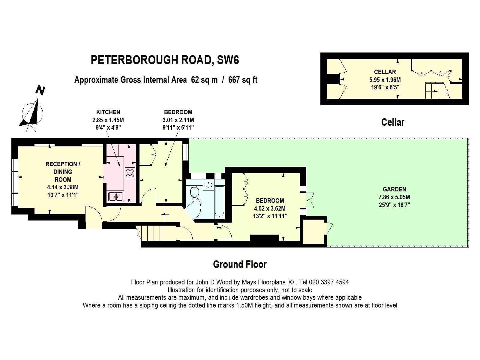 2 Bedrooms Flat for sale in Peterborough Road, Parsons Green, Fulham, London SW6