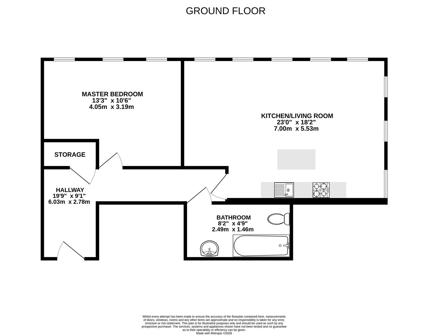 Flat 4, Albert Warehouse, Gloucester floorplan
