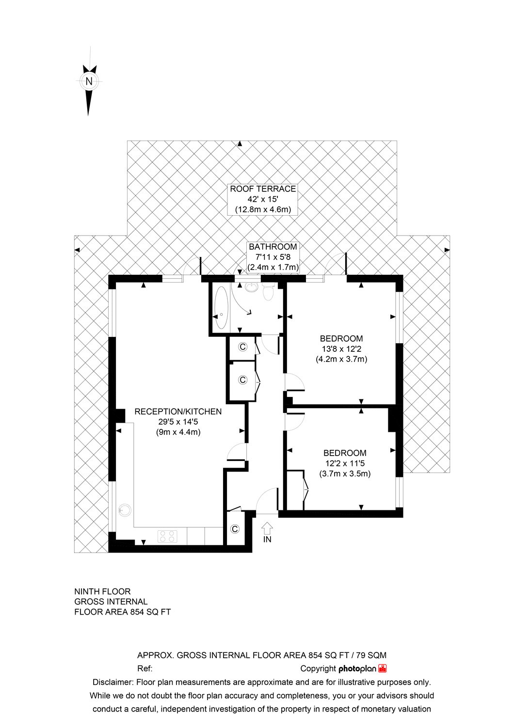 2 Bedrooms  to rent in Donnington Court, Donnington Road, London NW10