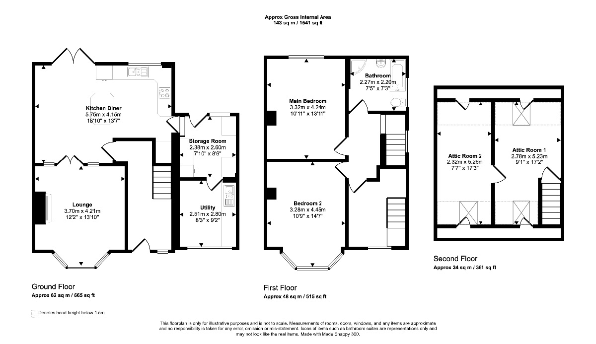 25 Bournemouth Gardens, Newcastle upon Tyne floorplan