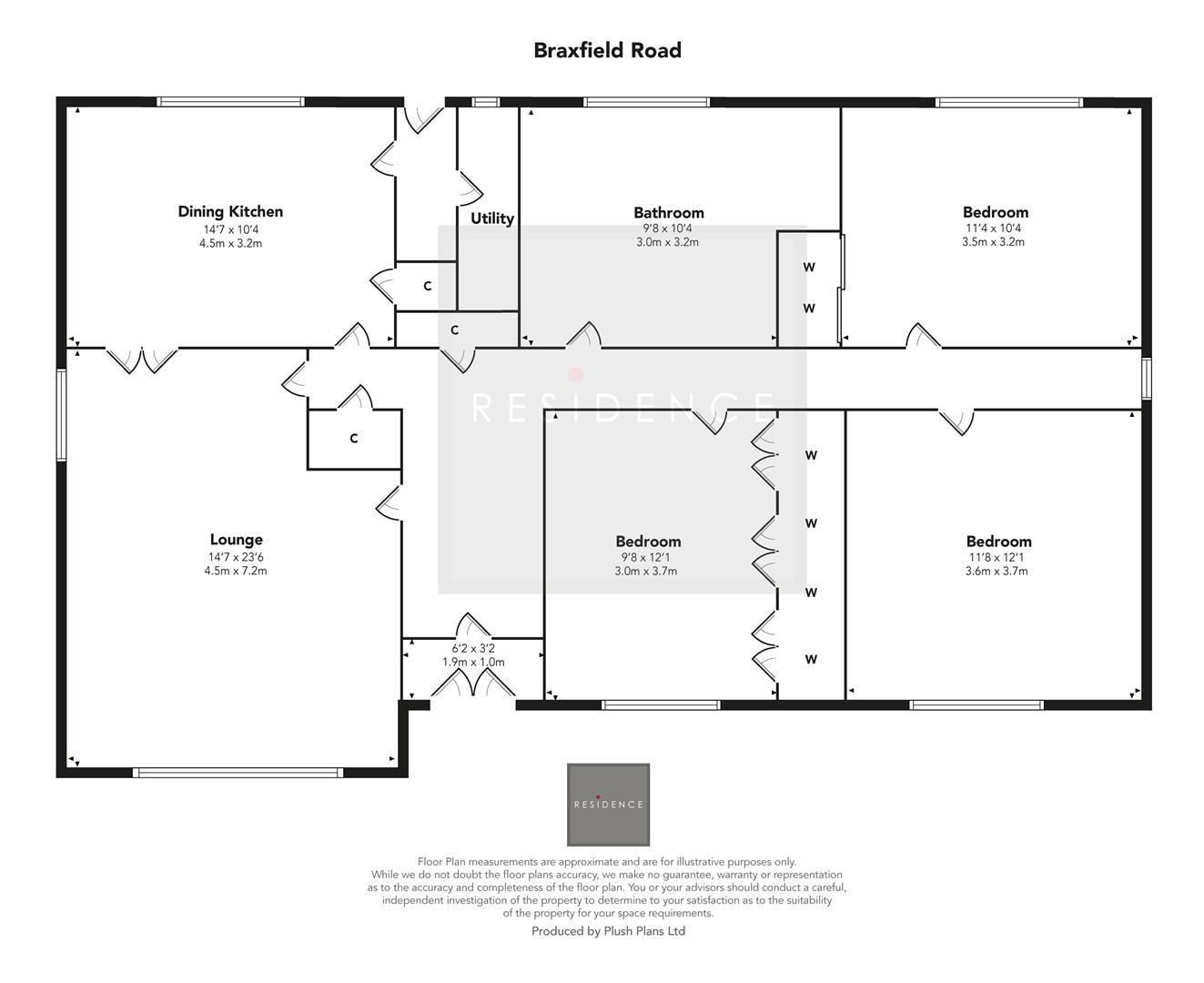 53A, Braxfield Road, Lanark floorplan