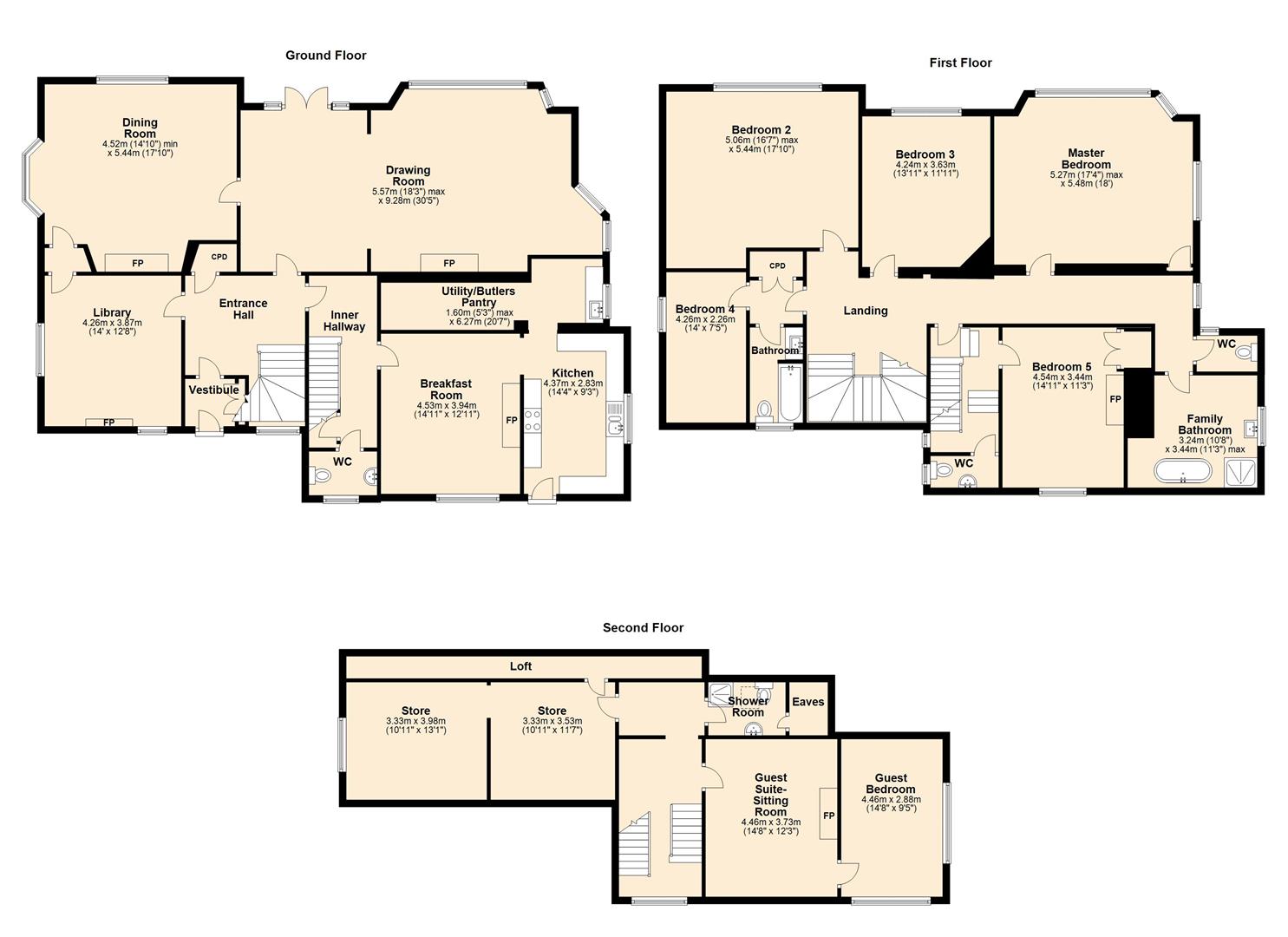 6 Bedrooms Detached house for sale in The Old Vicarage, Rudd Lane, Cragg Vale, Hebden Bridge HX7