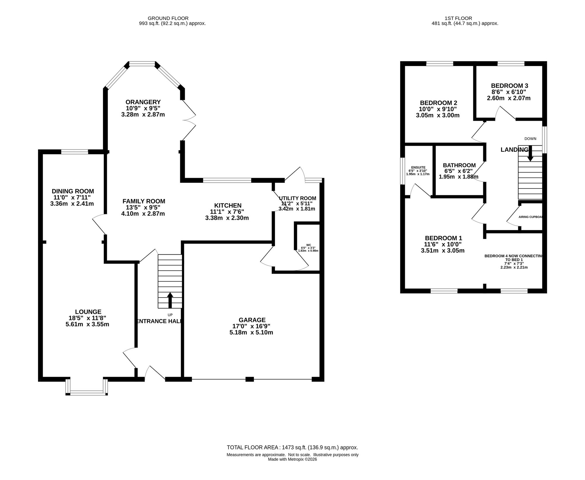 5 Murray Close, Macclesfield floorplan