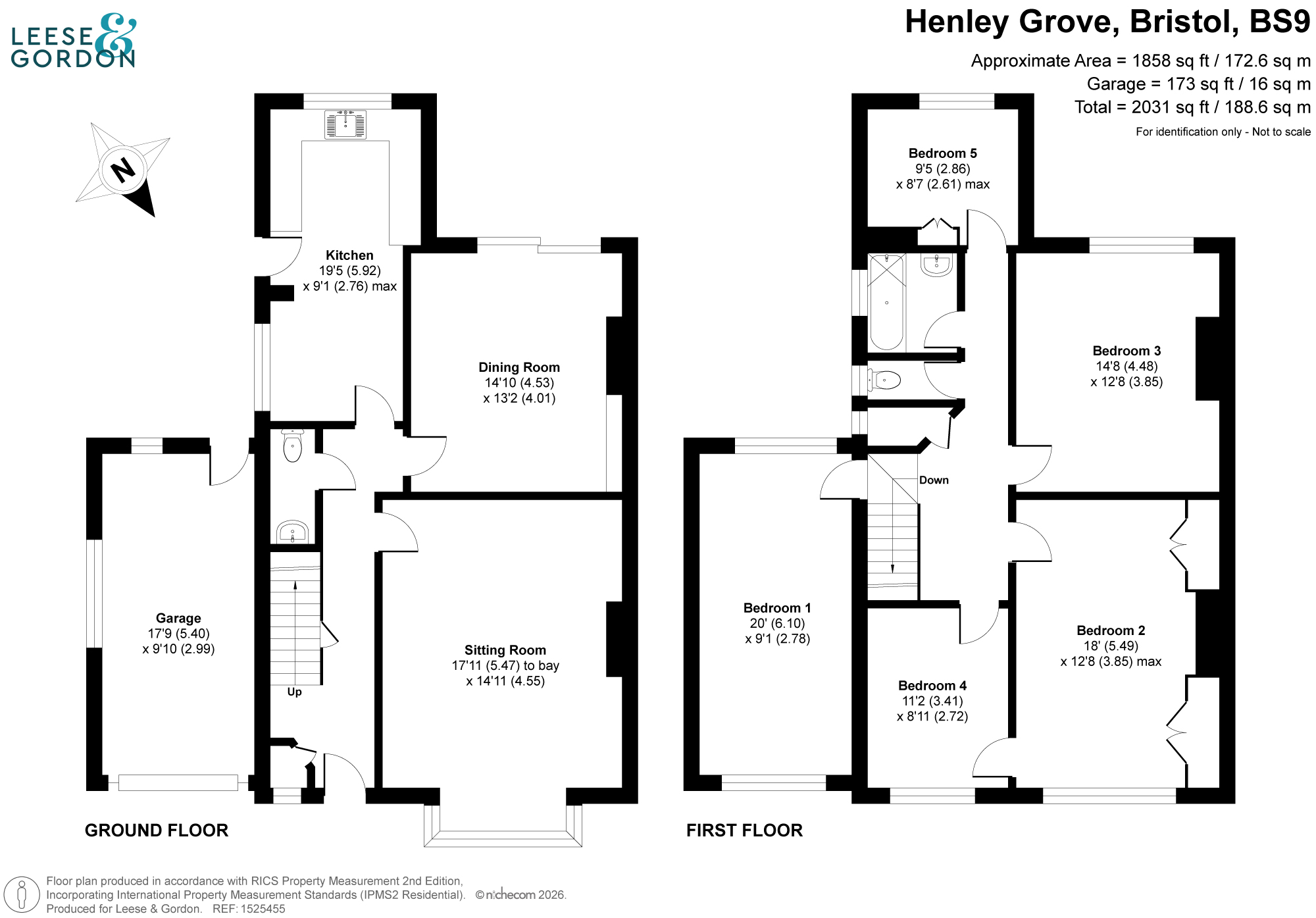 38 Henley Grove, Bristol floorplan
