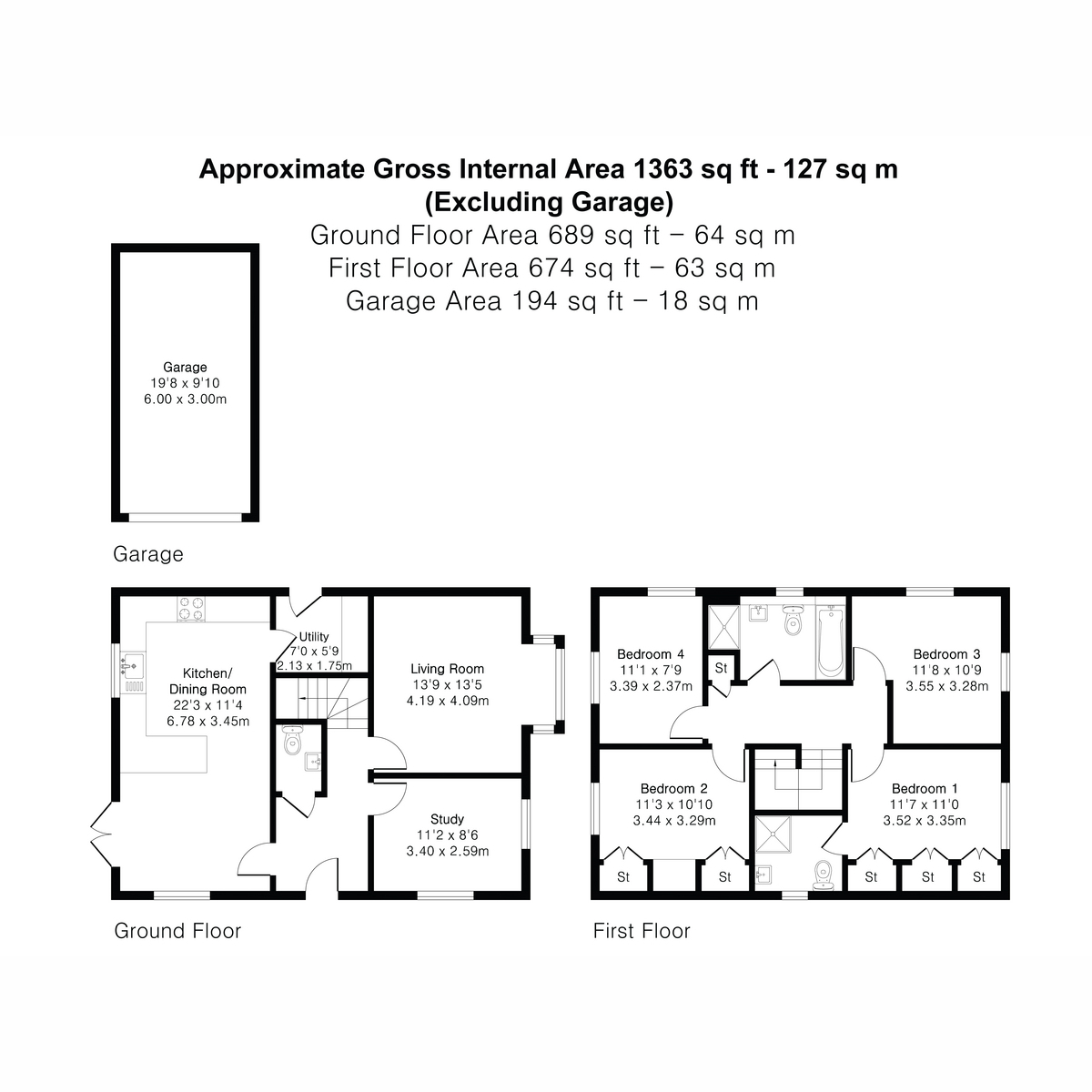 22, Miles Road, Bordon floorplan