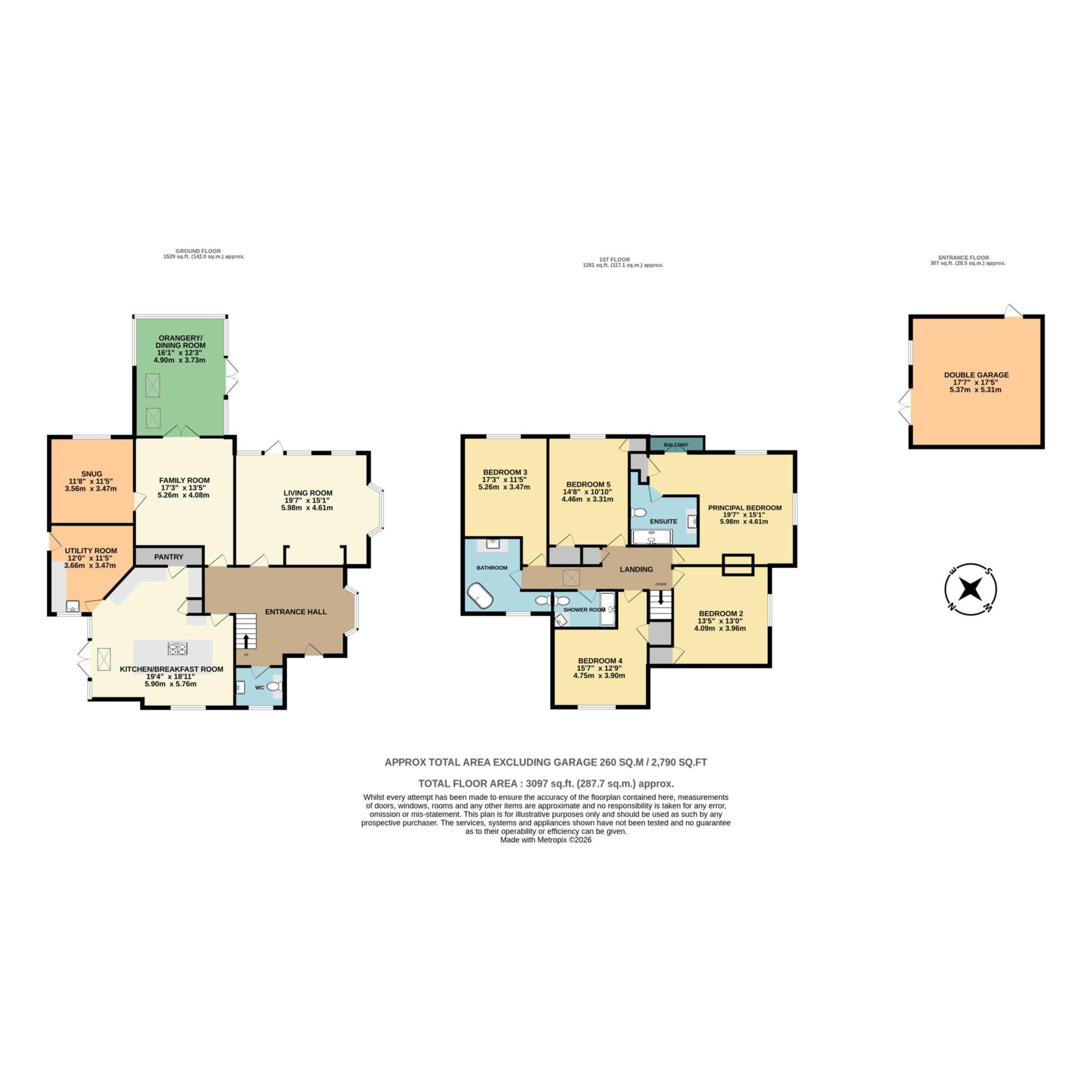 9, Dower House Crescent, Royal Tunbridge Wells floorplan