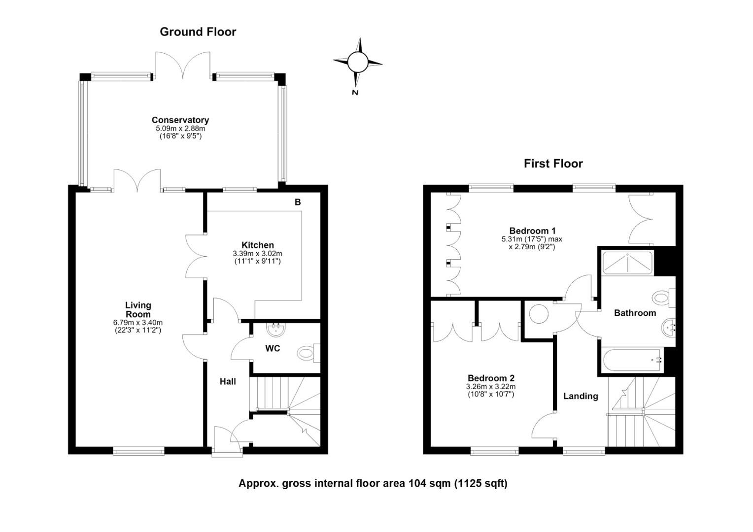 22, Old School Court, Great Shelford Cambridge floorplan