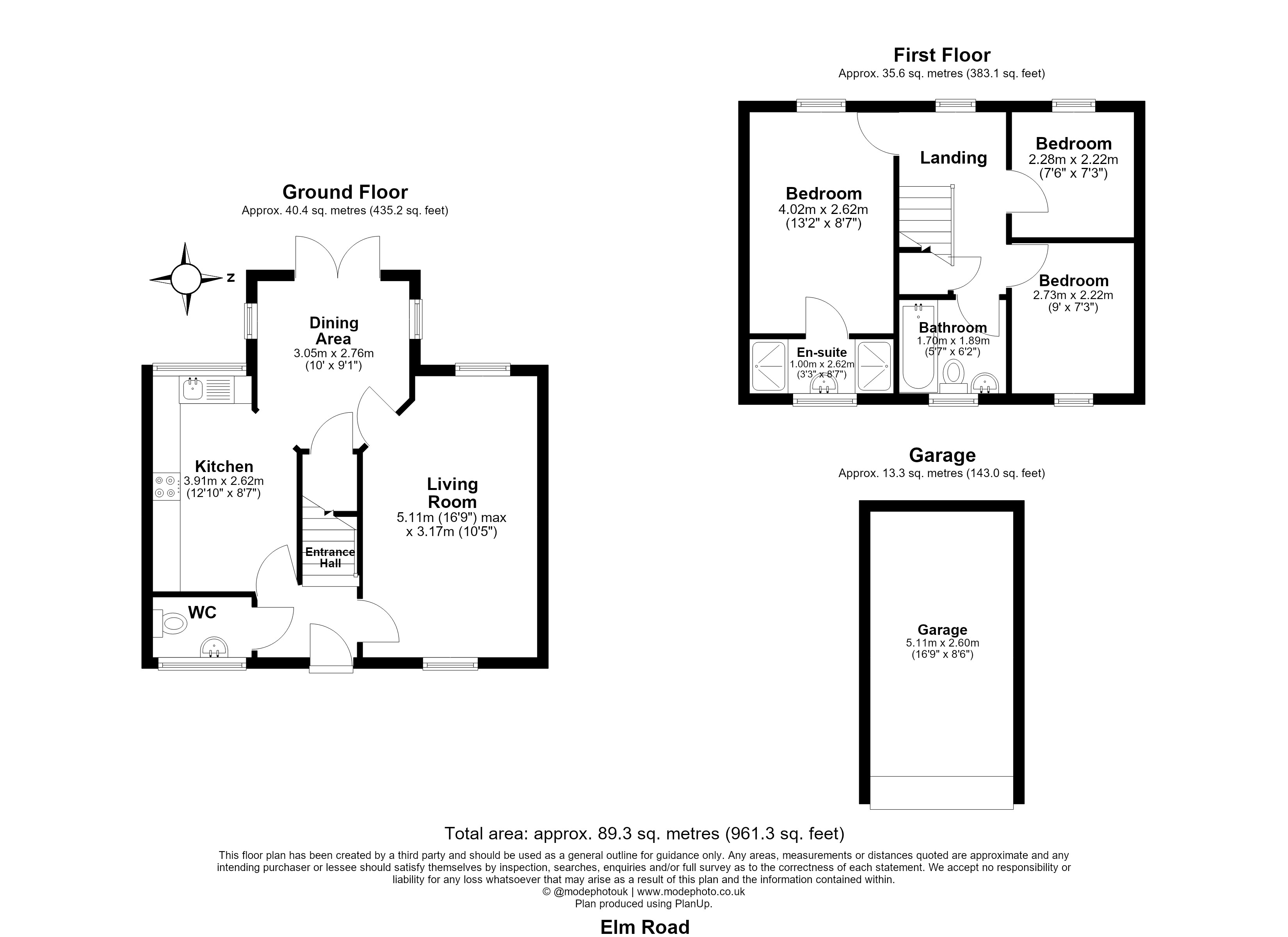 39, Elm Road, Dunmow floorplan