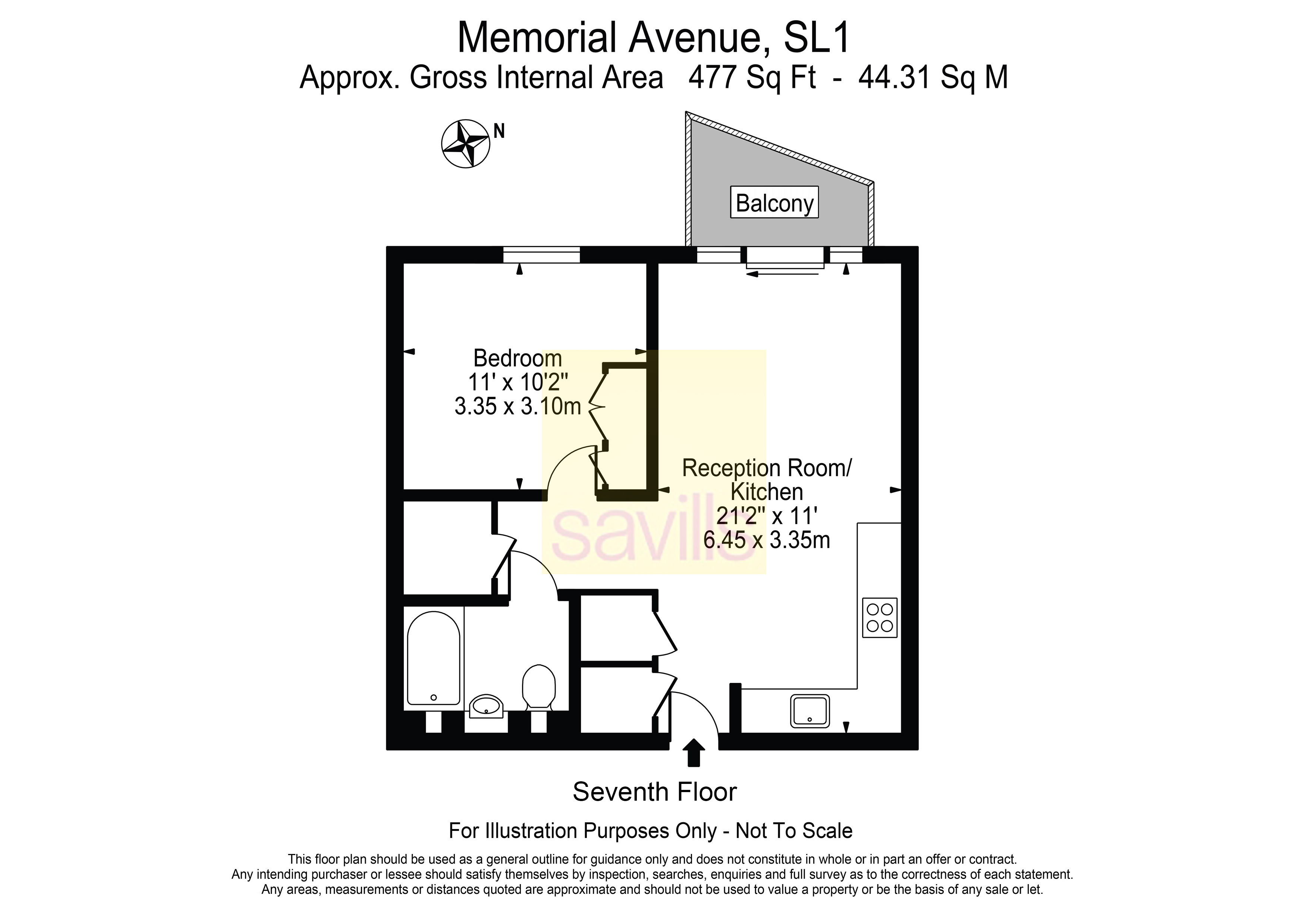 Aquifer House, Slough floorplan