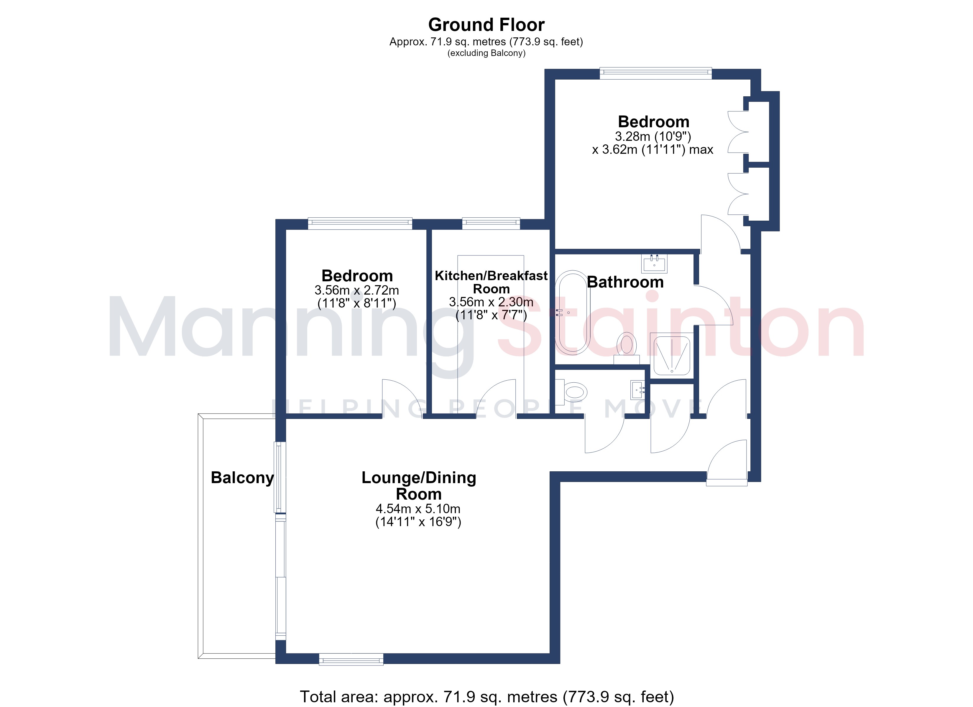 2, Lake View Court, Leeds floorplan