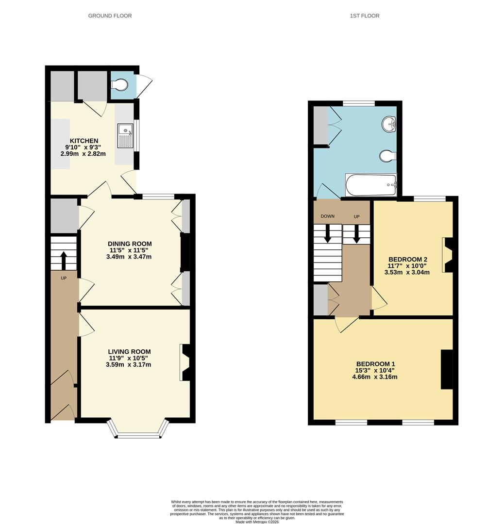 37, East Wonford Hill, Exeter floorplan