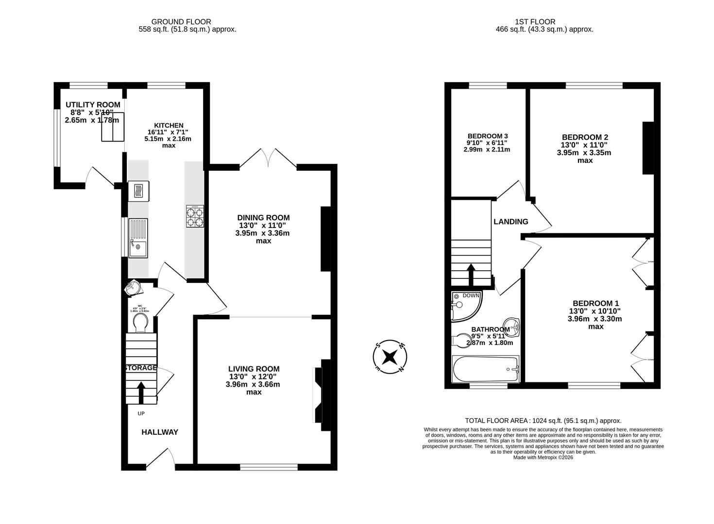 4, Rothesay Road, Dorchester floorplan