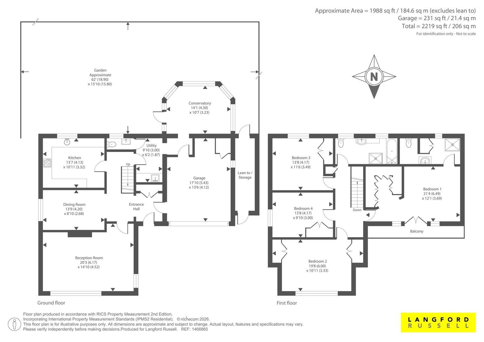 6, Brimstone Close, Orpington floorplan