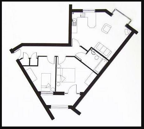 Apartment 46, Nautica House, The Waterfront, Selby floorplan