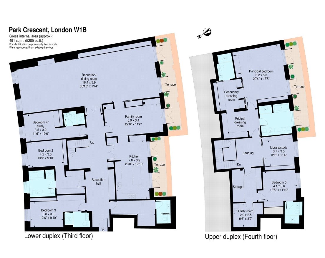 Apt 33, Park Crescent, London floorplan