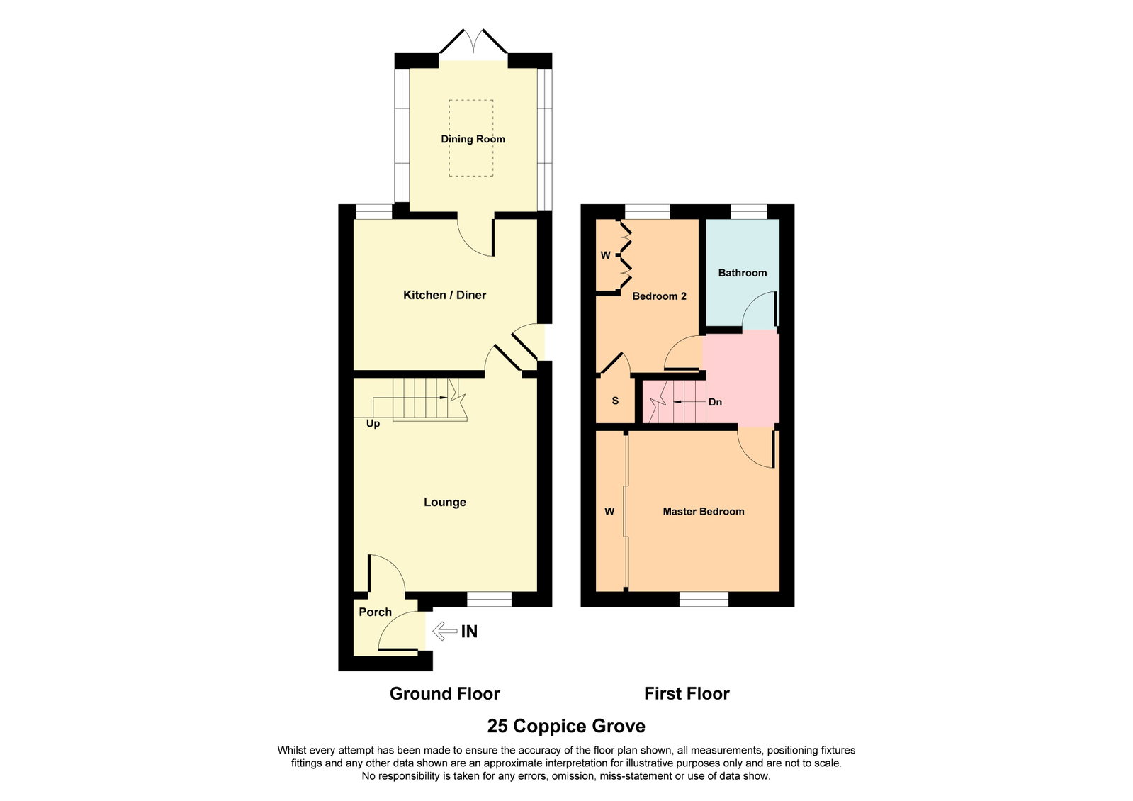 25, Coppice Grove, Stoke-on-Trent floorplan