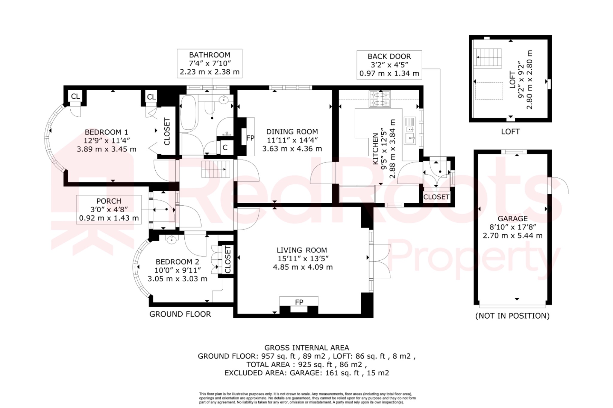 57 Mill Lane, Warmsworth, South Yorkshire floorplan