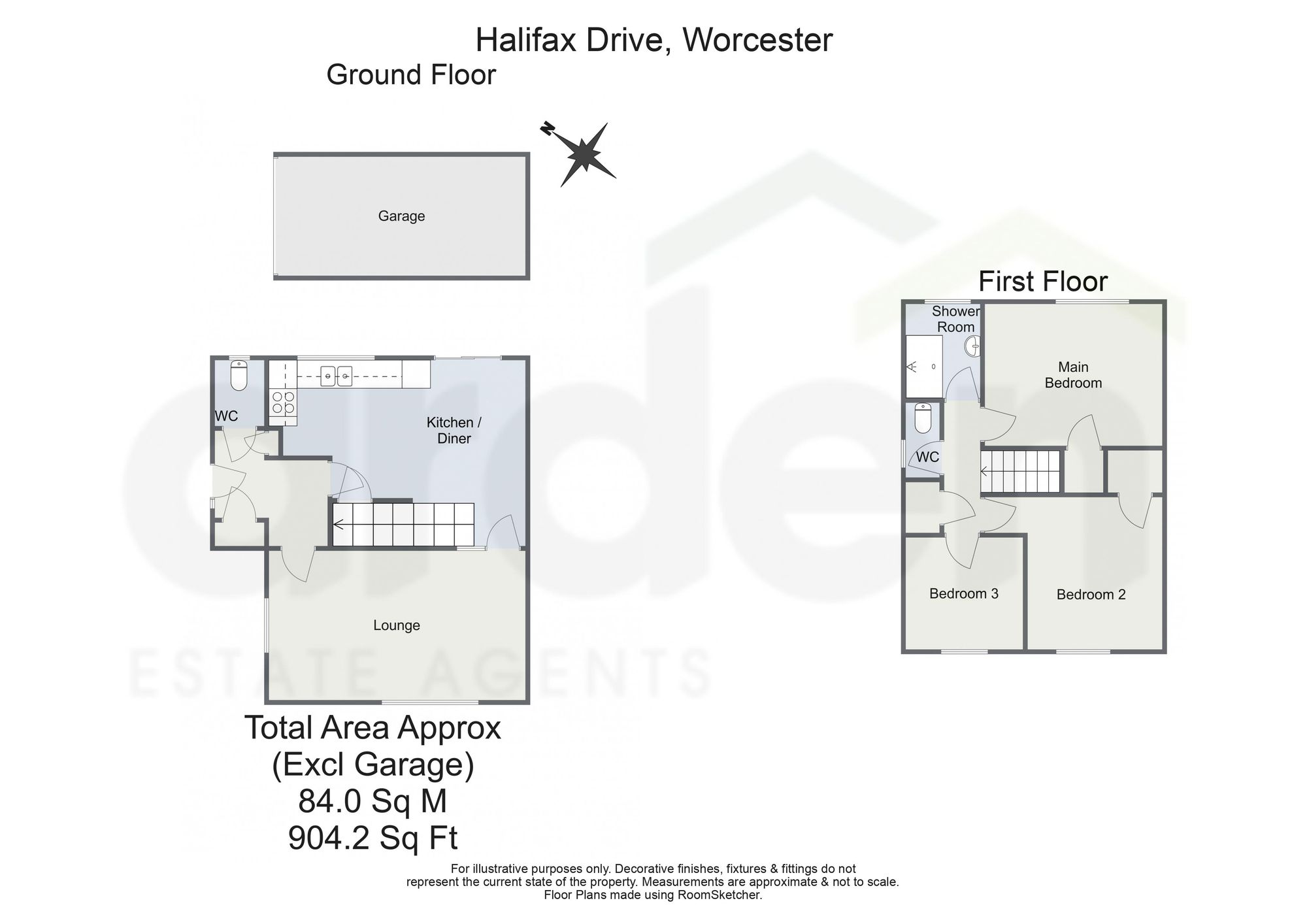 30 Halifax Drive, Worcester floorplan