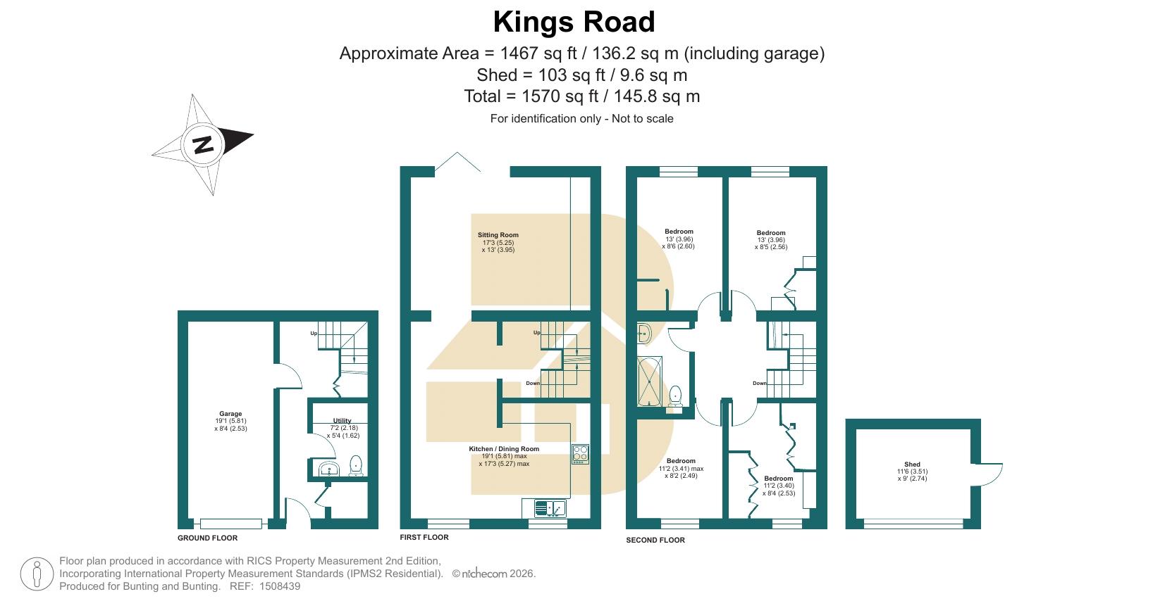68, Kings Road, Westerham floorplan