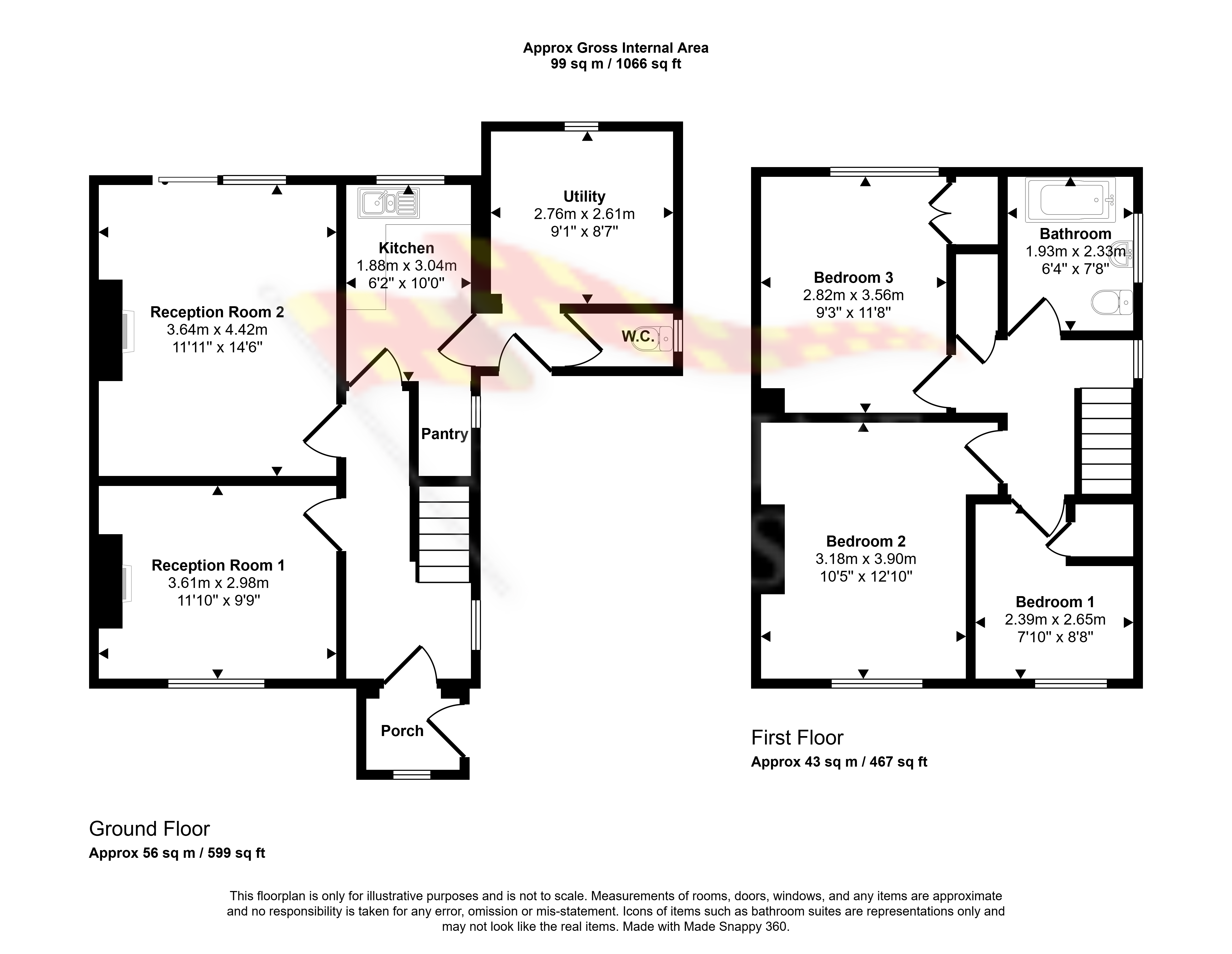 30, Chapel Terrace, Alston floorplan